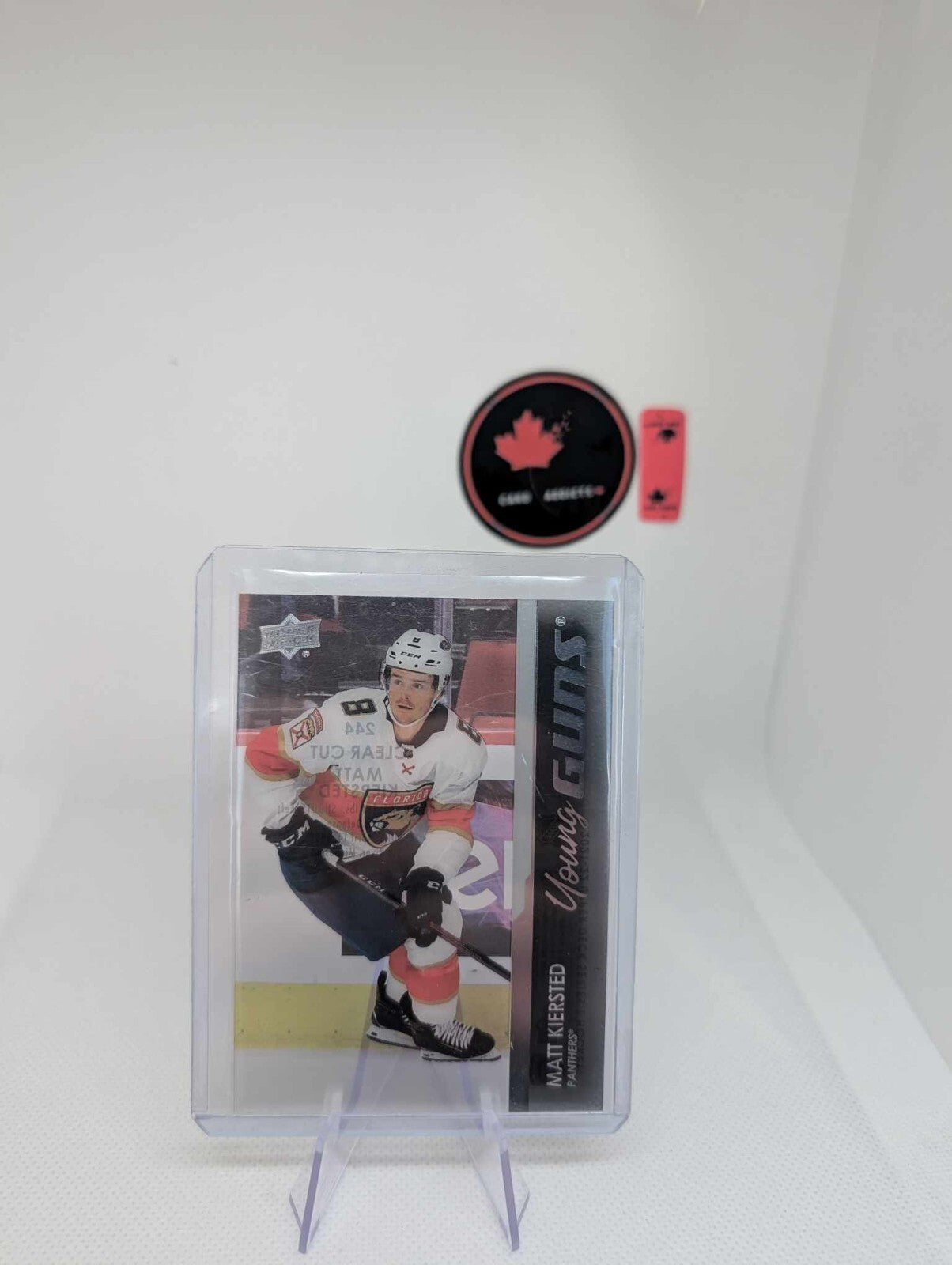 Matt Kiersted 2021-22 Upper Deck Series 1 Young Guns Clear Cut SP RC #244