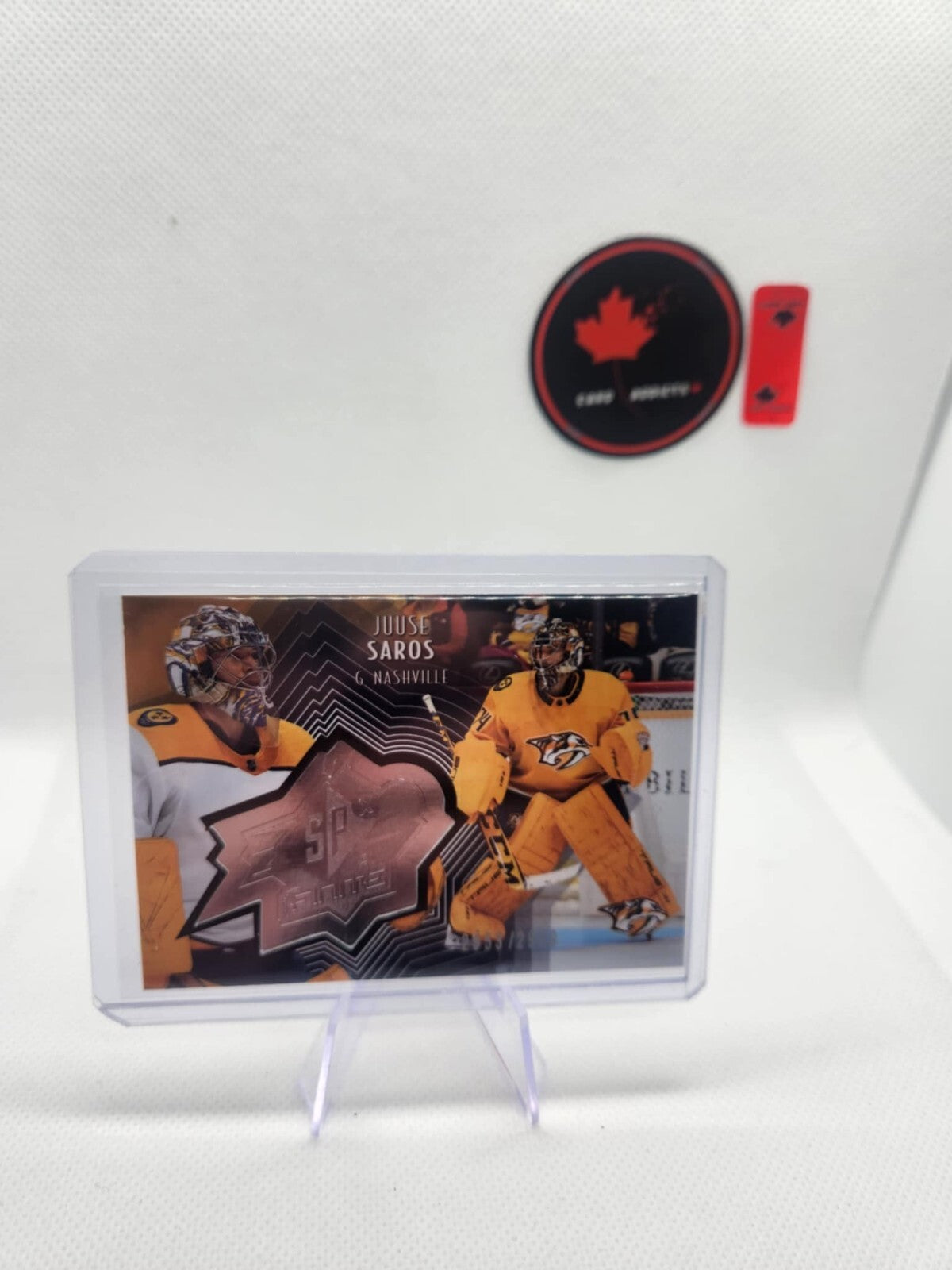 2021-22 Upper Deck #SF-27 Juuse Saros /2999 Finite Card