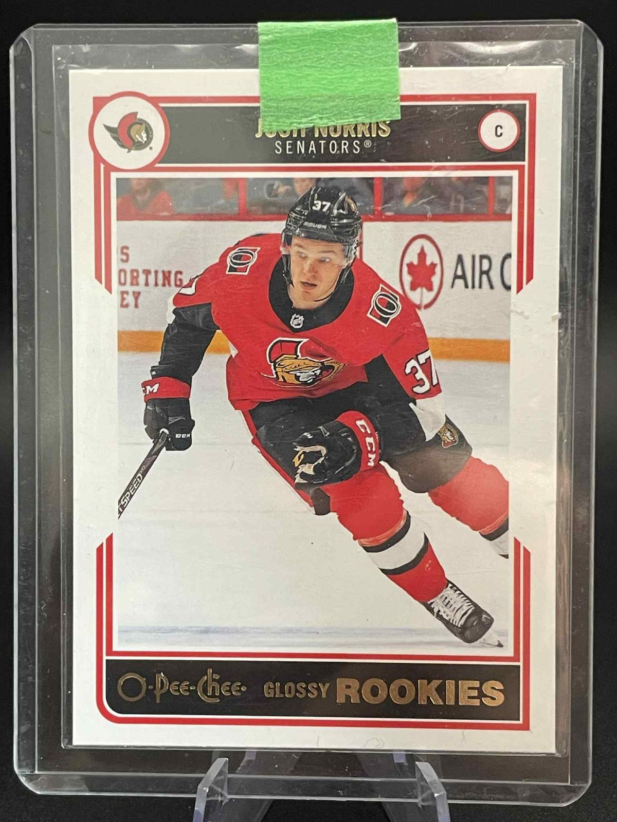 2020-21 O-Pee-Chee Glossy Rookies Josh Norris RC #R-8 Ottawa Senators