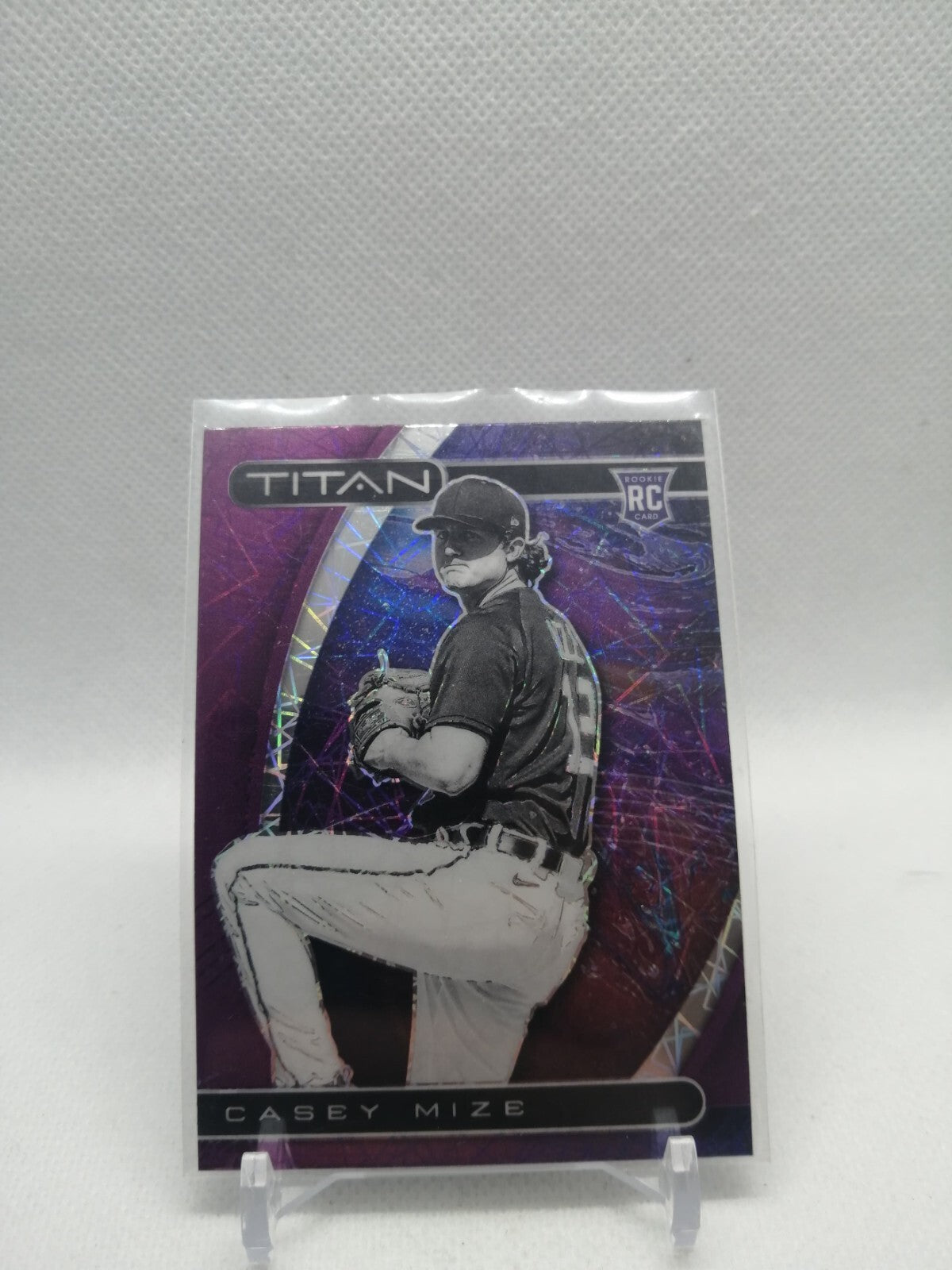 2021 Chronicles Titan Purple Velocity #9 Casey Mize RC Detroit Tigers