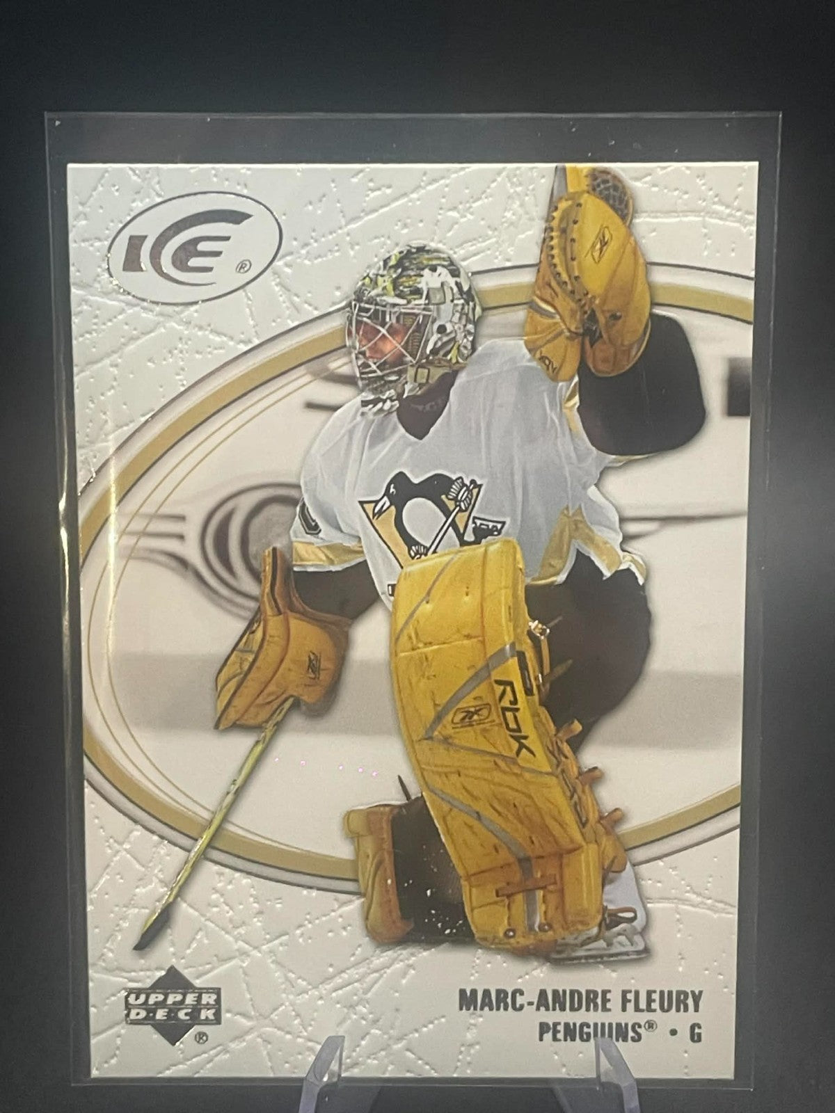 Marc-Andre Fleury 2005-06 Upper Deck Ice Card #79 REF I