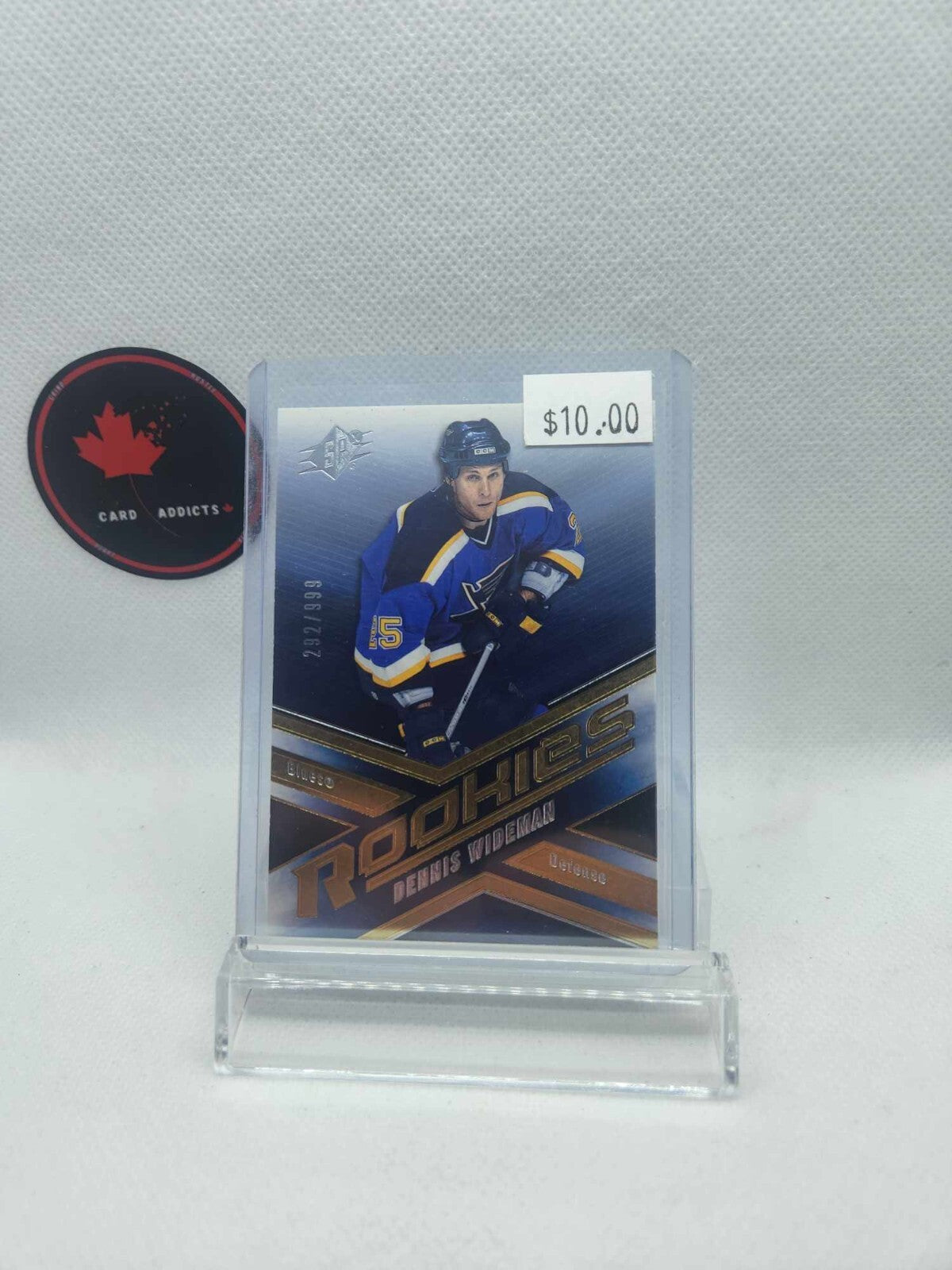 2005-06 SPx #282 Dennis Wideman RC /999