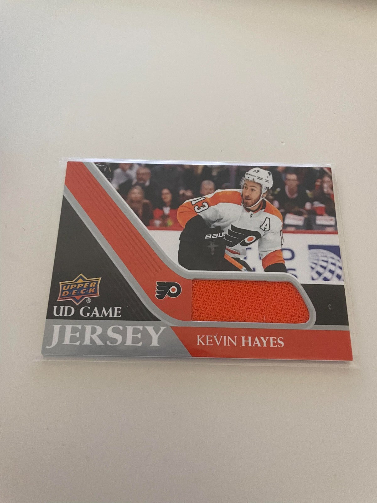 2020-21 Upper Deck Kevin Hayes UD Game Jersey Philadelphia REF IJ