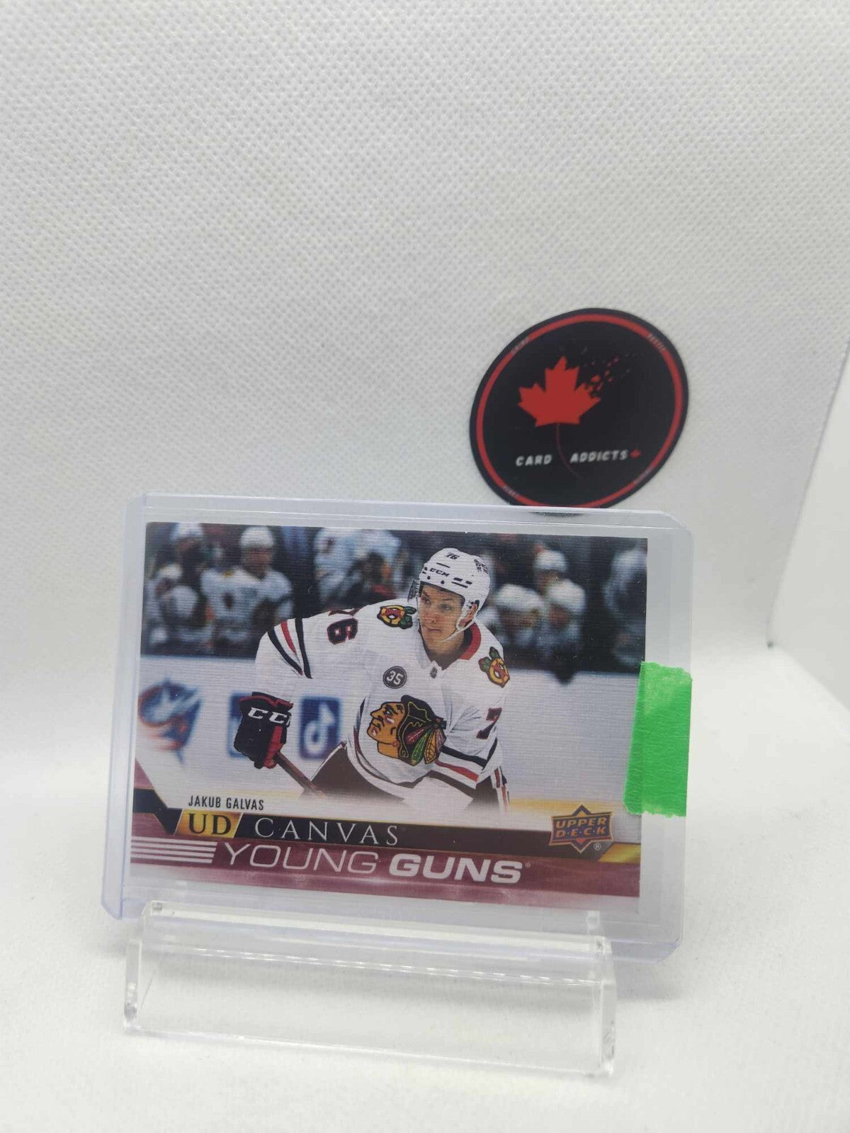 2022-23 Upper Deck- Canvas Young Guns Jakub Galvas (RC) #C104 Chicago Blackhawks