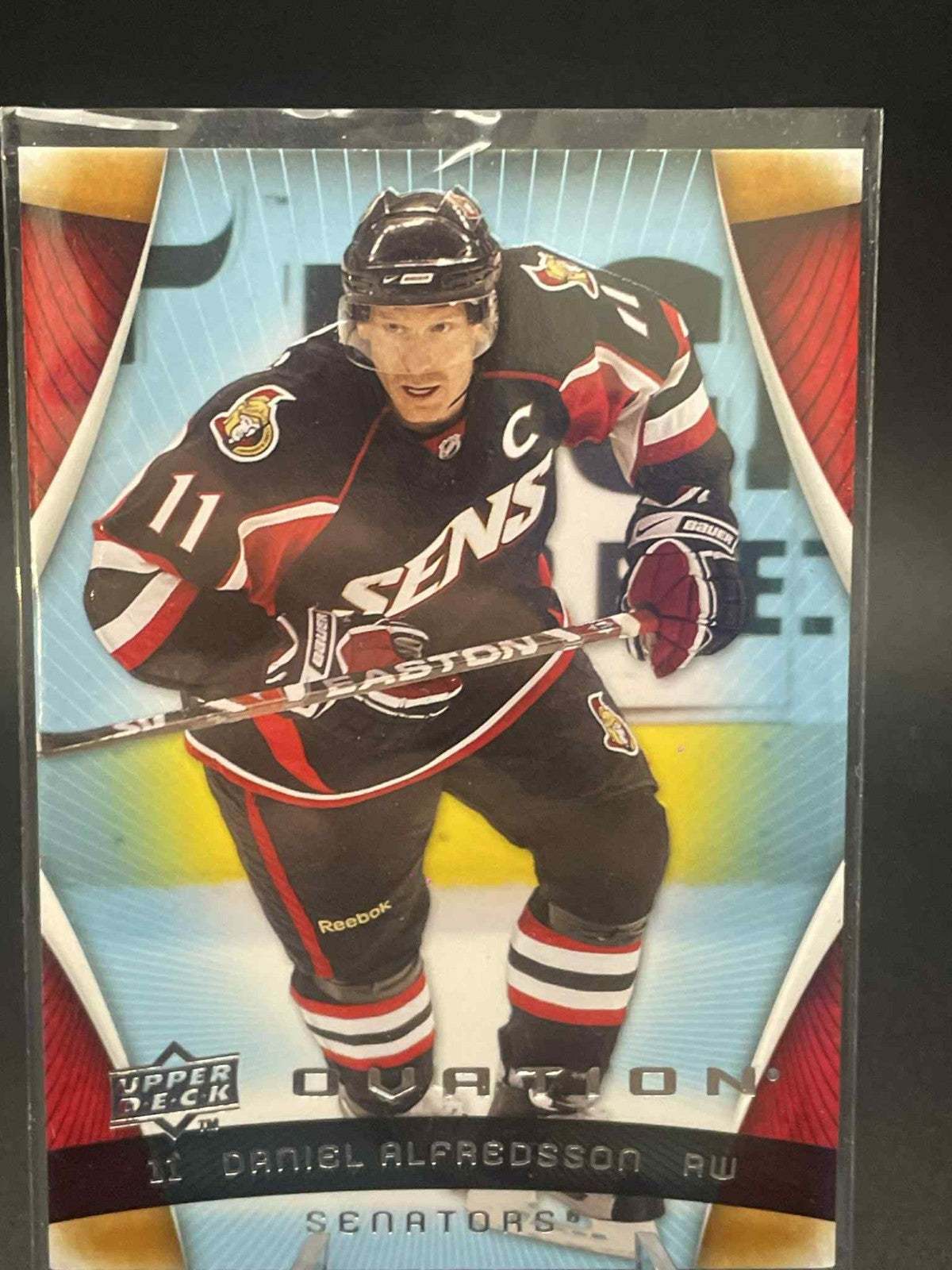 2009-10 Upper Deck Ovation Daniel Alfredsson #99 REF I