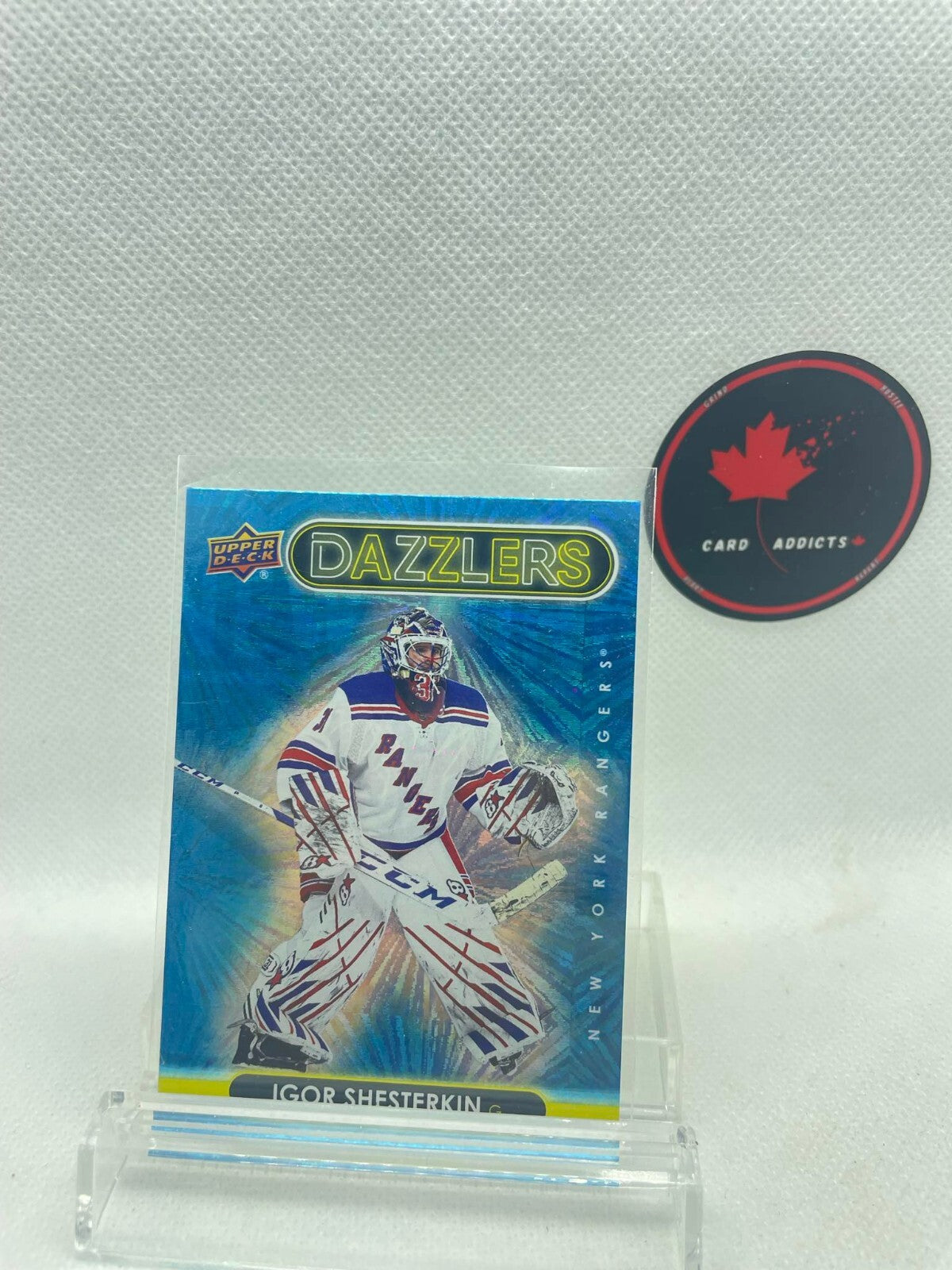 Igor Shesterkin 2021-22 Upper Deck Dazzlers Blue