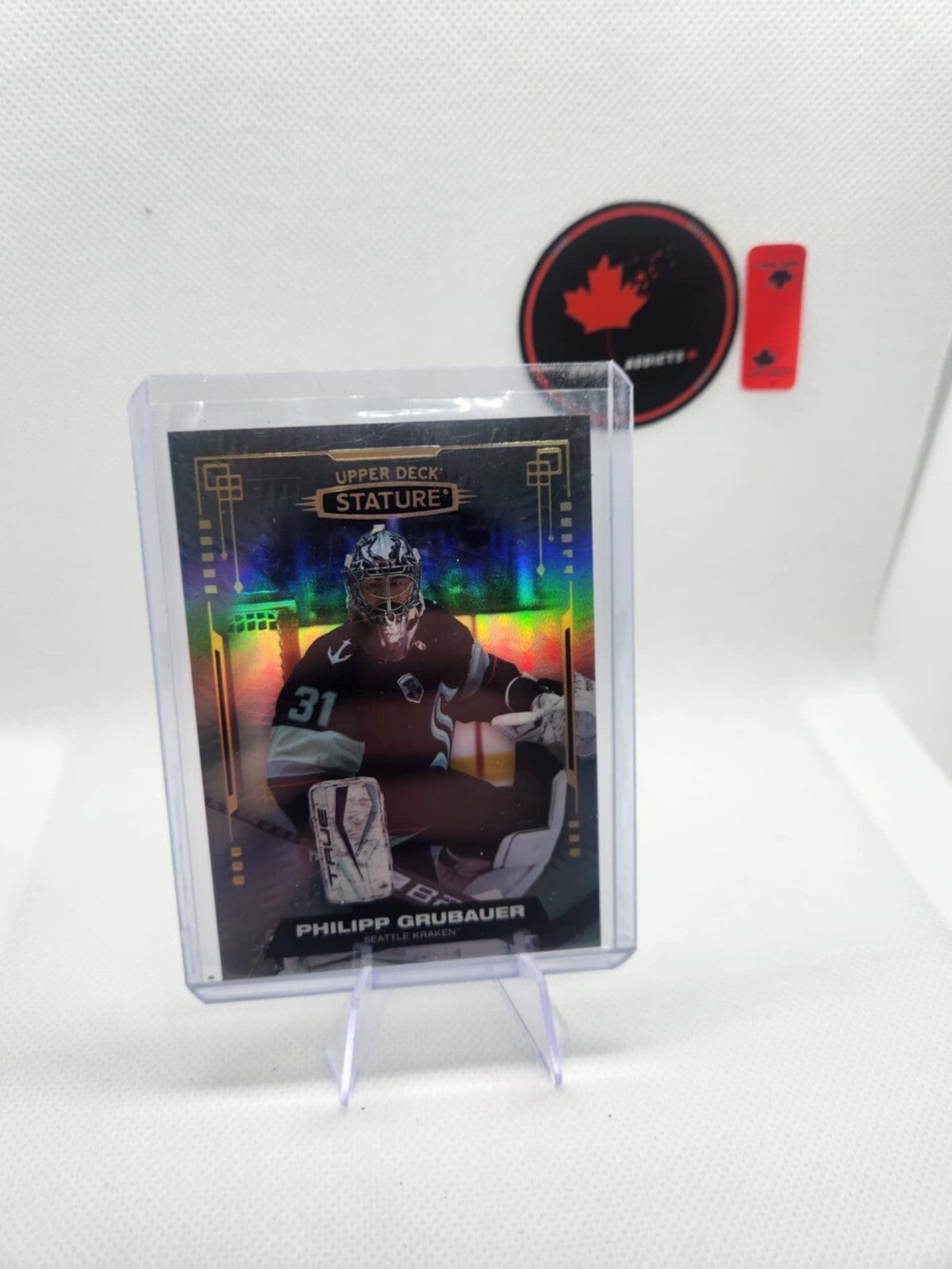 Philipp Grubauer 2022-23 Upper Deck Stature Hockey #85 Seattle Kraken