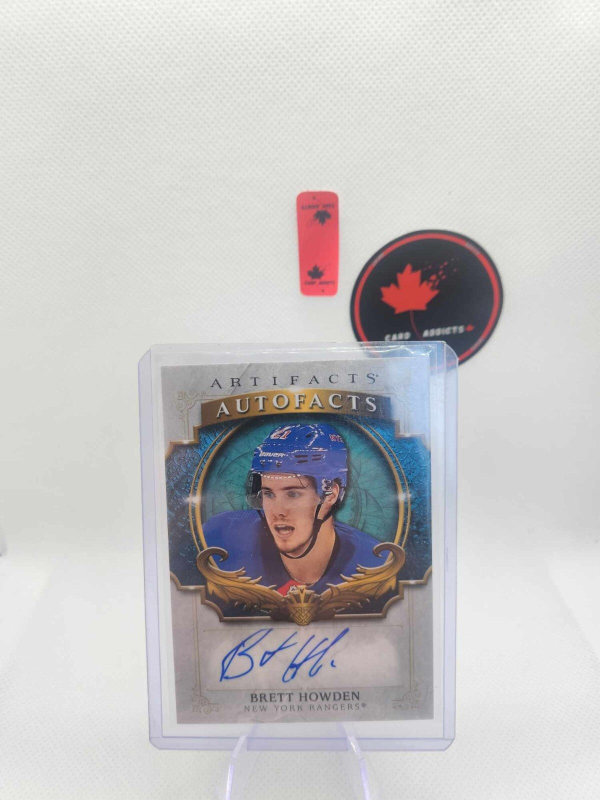 2020-21 Upper Deck Artifacts Brett Howden A-BH Autofacts Autograph