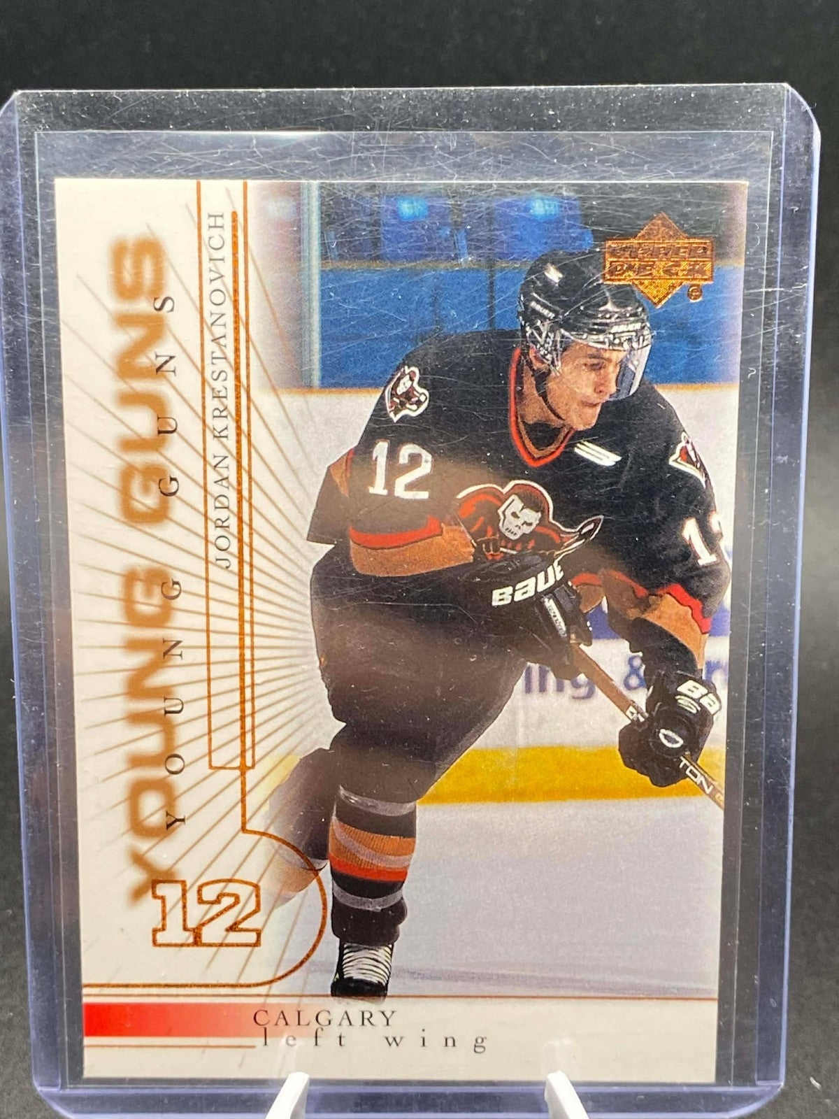 2000-01 UPPER DECK YOUNG GUNS Jordan Krestanovich - Rookie Calgary Hitmen #440