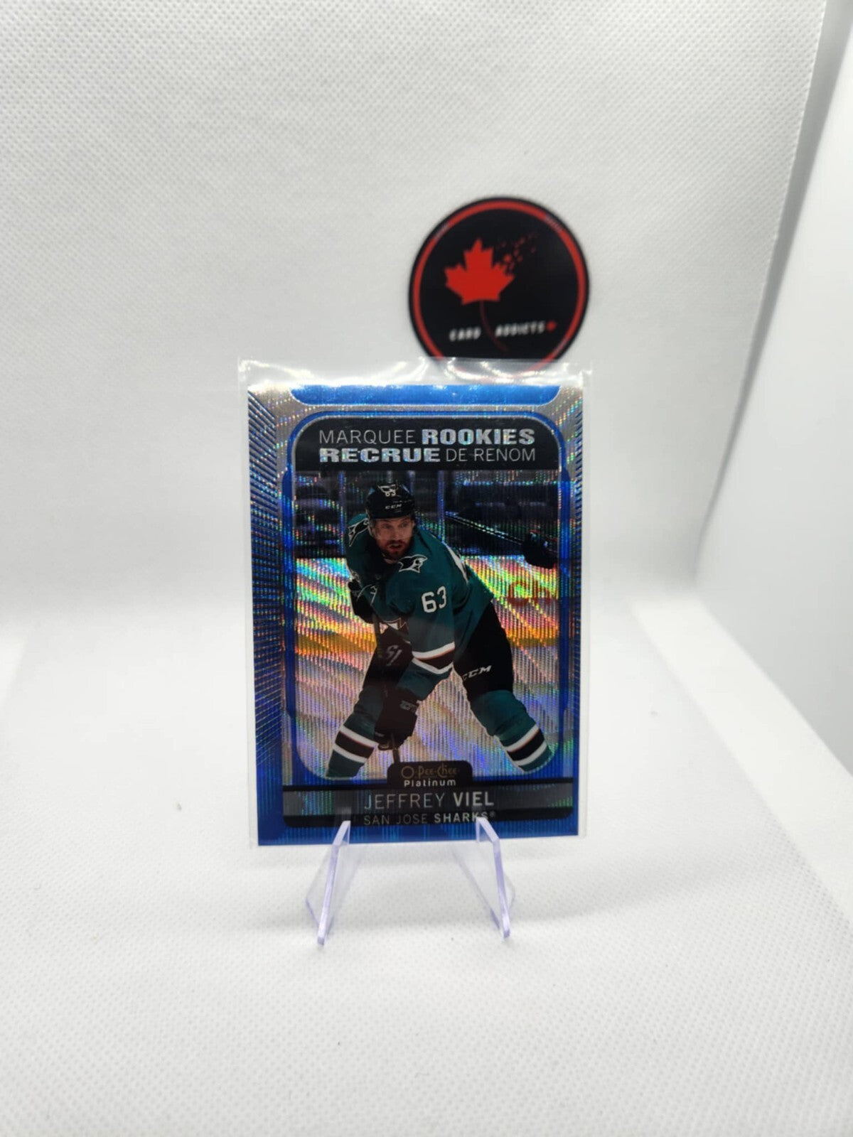 Jeffrey Viel 2021-22 O-Pee-Chee Platinum Hockey Marquee Rookie Blue Surge #246