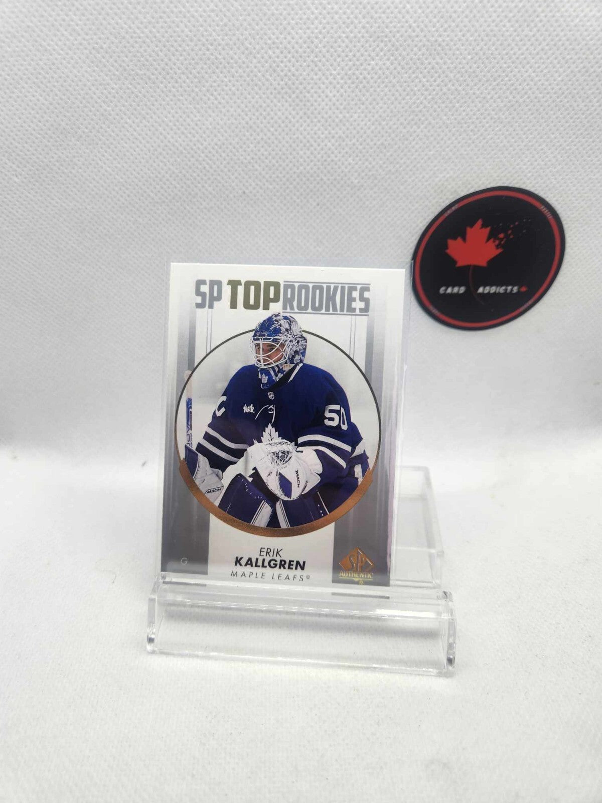 Erik Kallgren 2022-23 SP Authentic Top Rookies Blue #TR-41 Toronto Maple Leafs