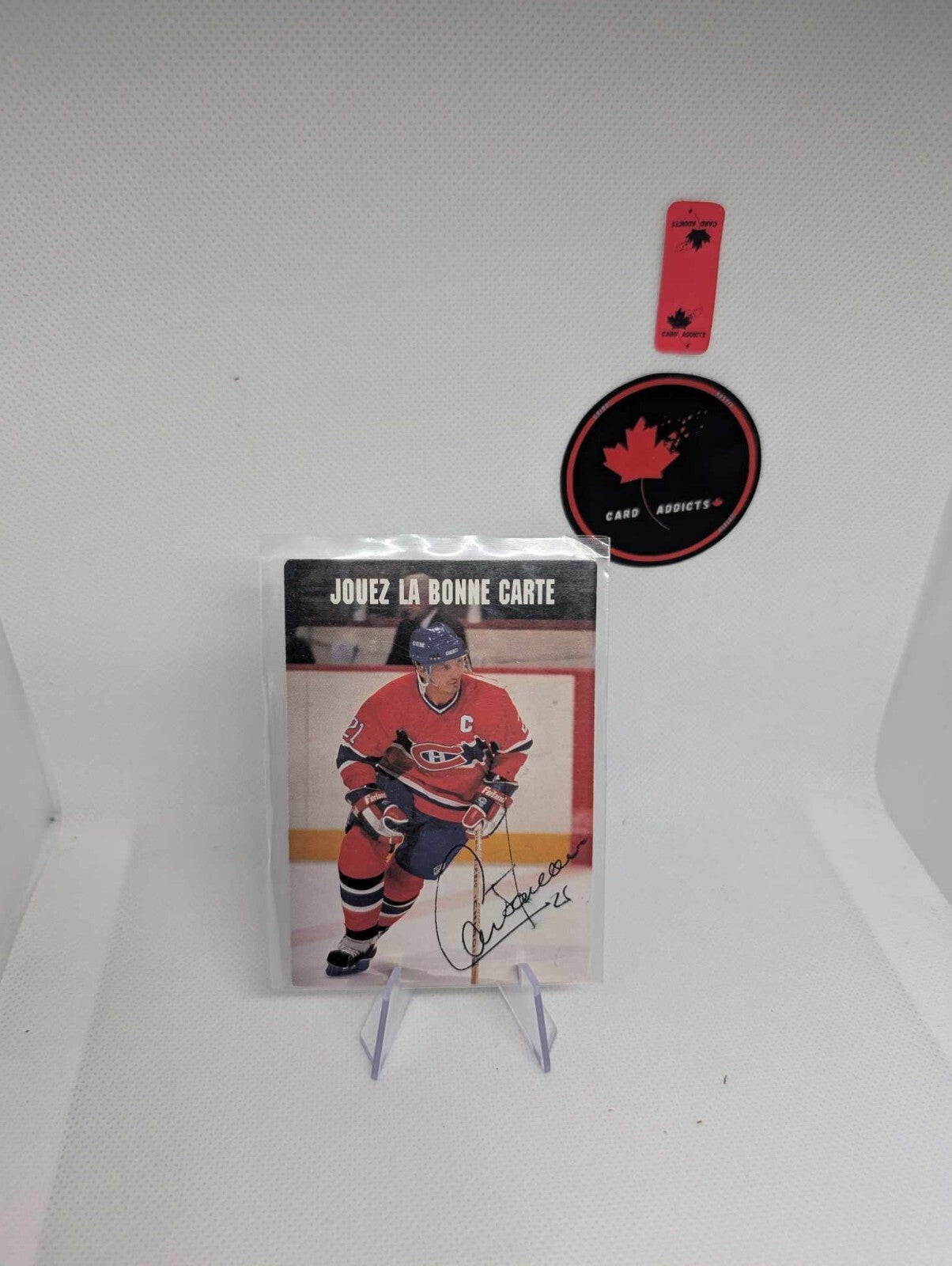 Guy Carbonneau Auto Card
