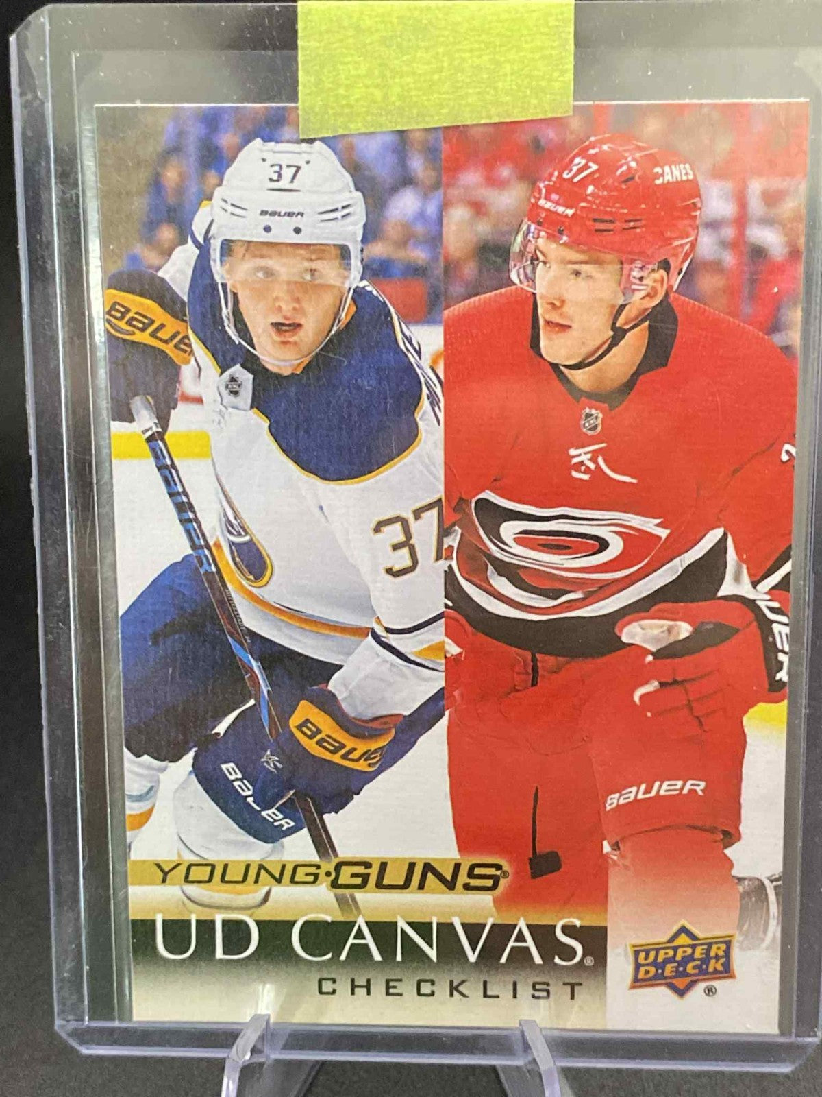 2018 19 Upper Deck Svechnikov/Mittelstadt Young Guns Canvas Checklist #C120