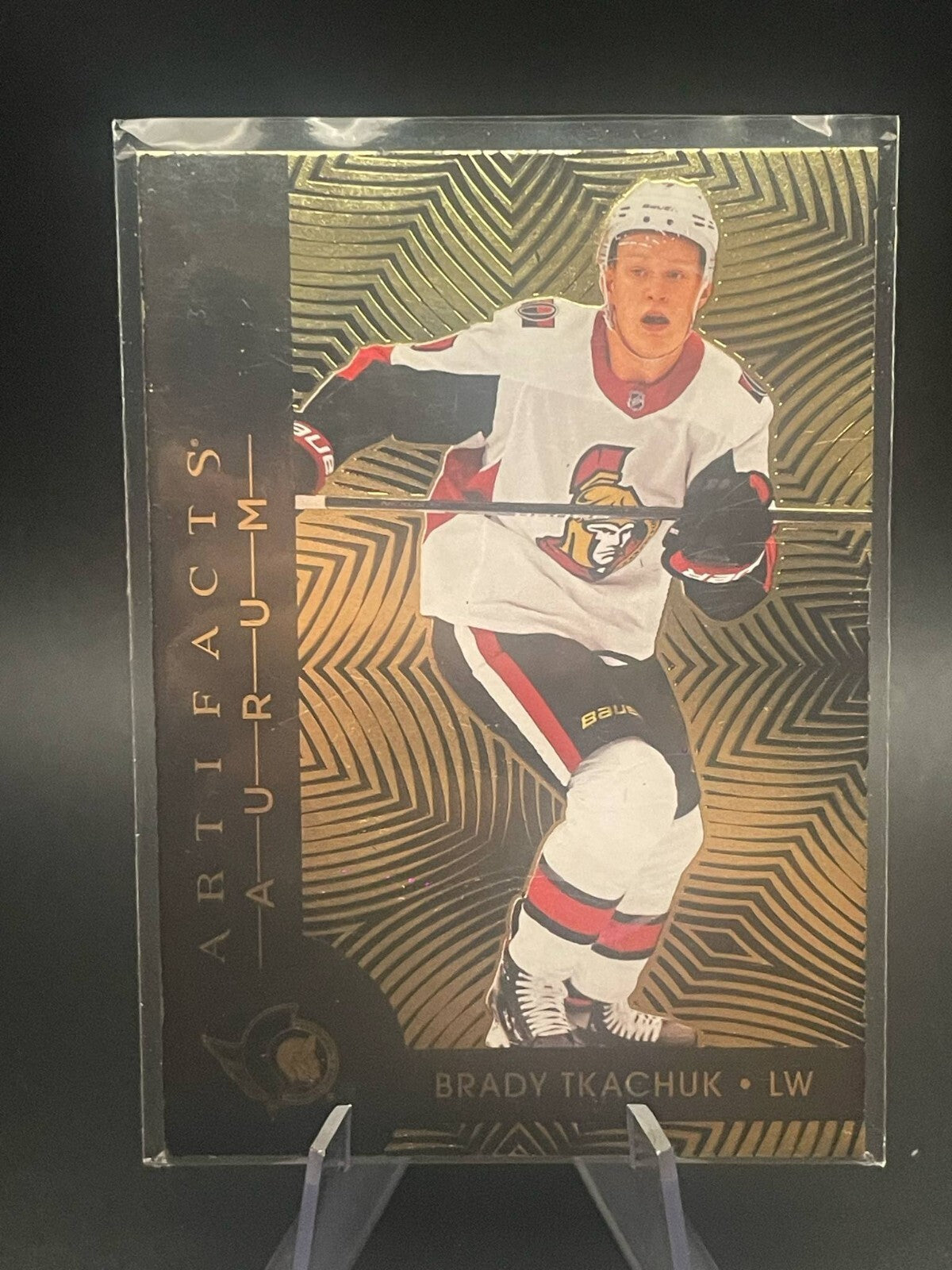 2020-21 Brady Tkachuk Aurum Unscratched