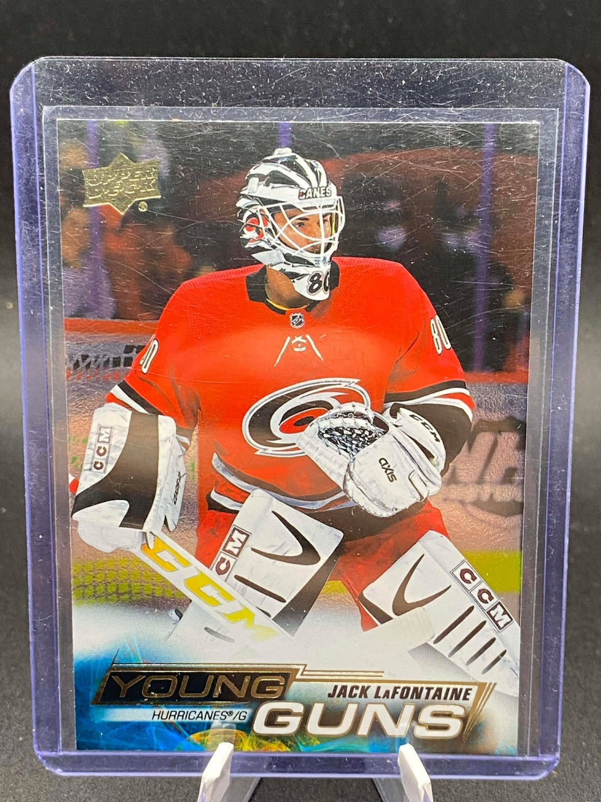 2022-23 Young Guns Silver Foil Jack LaFontaine #236 Hurricanes RC
