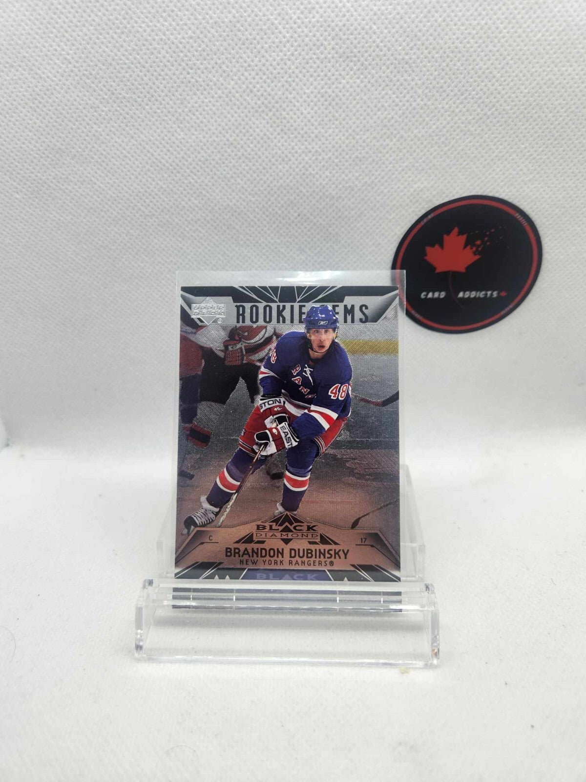 2007 08 UD Brandon Dubinsky Black Diamond Rookie Gems #166