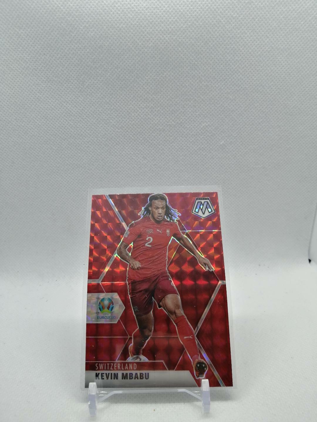 2021 Mosaic UEFA EURO KEVIN MBABU Red Mosaic Prizm #181 - SWITZERLAND