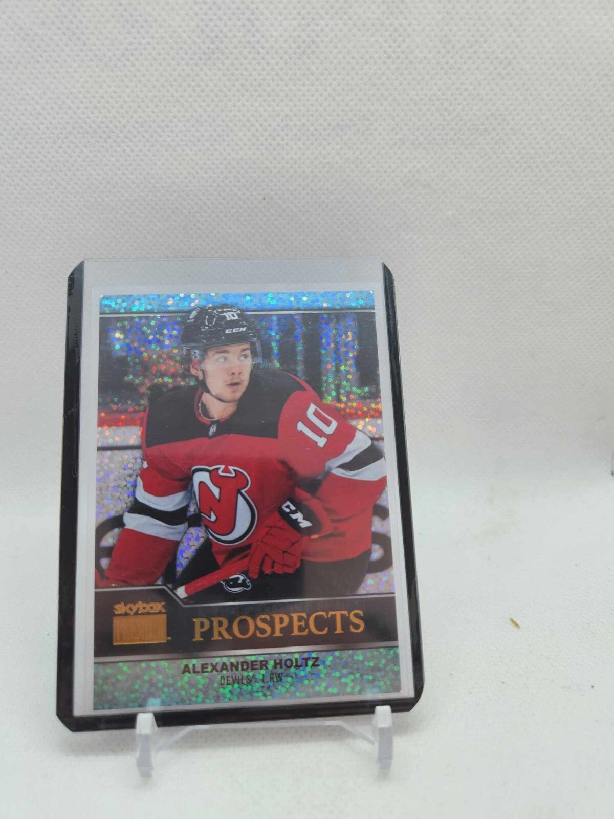 2021-22 Metal Universe - Alexander Holtz - Premium Prospects Sapphire - Devils