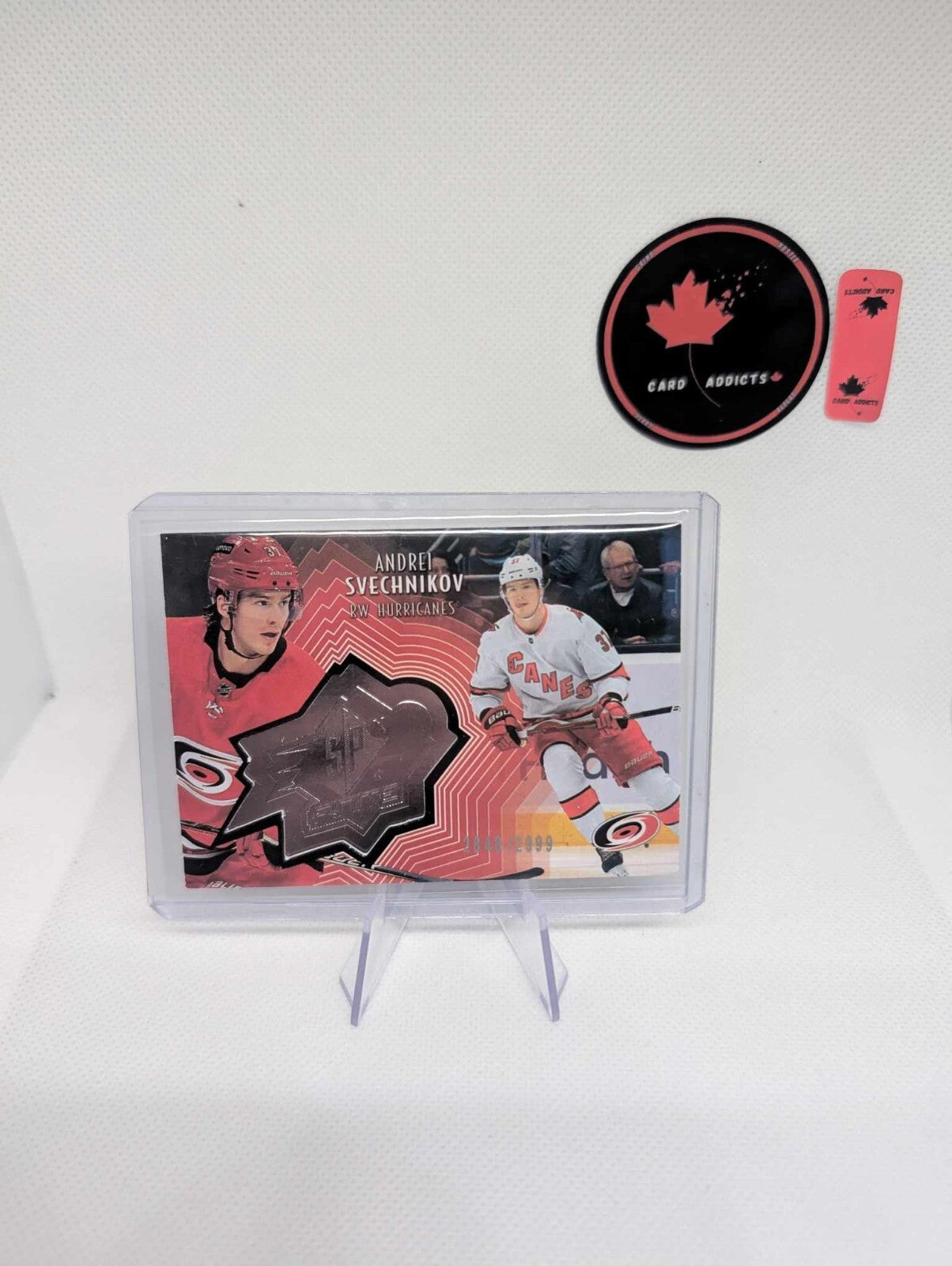 2021-22 Upper Deck Hockey SPx Finite #SF9 Andrei Svechnikov /2999