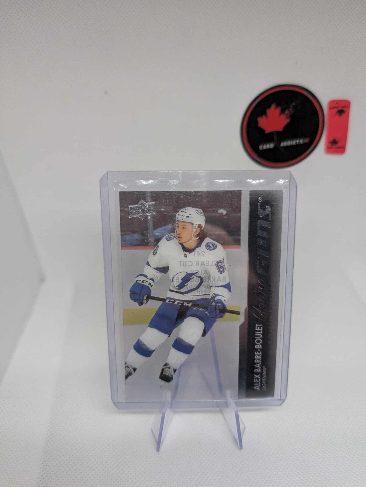 2021-22 Upper Deck Young Guns Clear Cut Alex Barre-Boulet Rookie #241 Tampa Bay