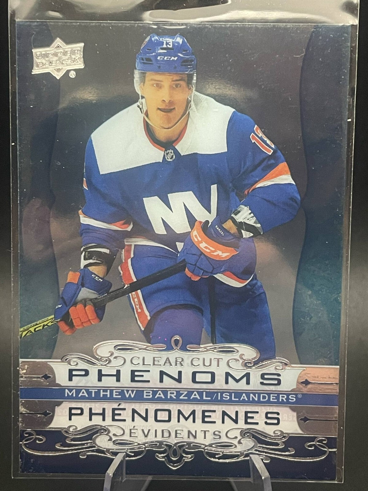 2020-21 Upper Deck Phenoms Clear Cut Mathew Barzal #CC-13
