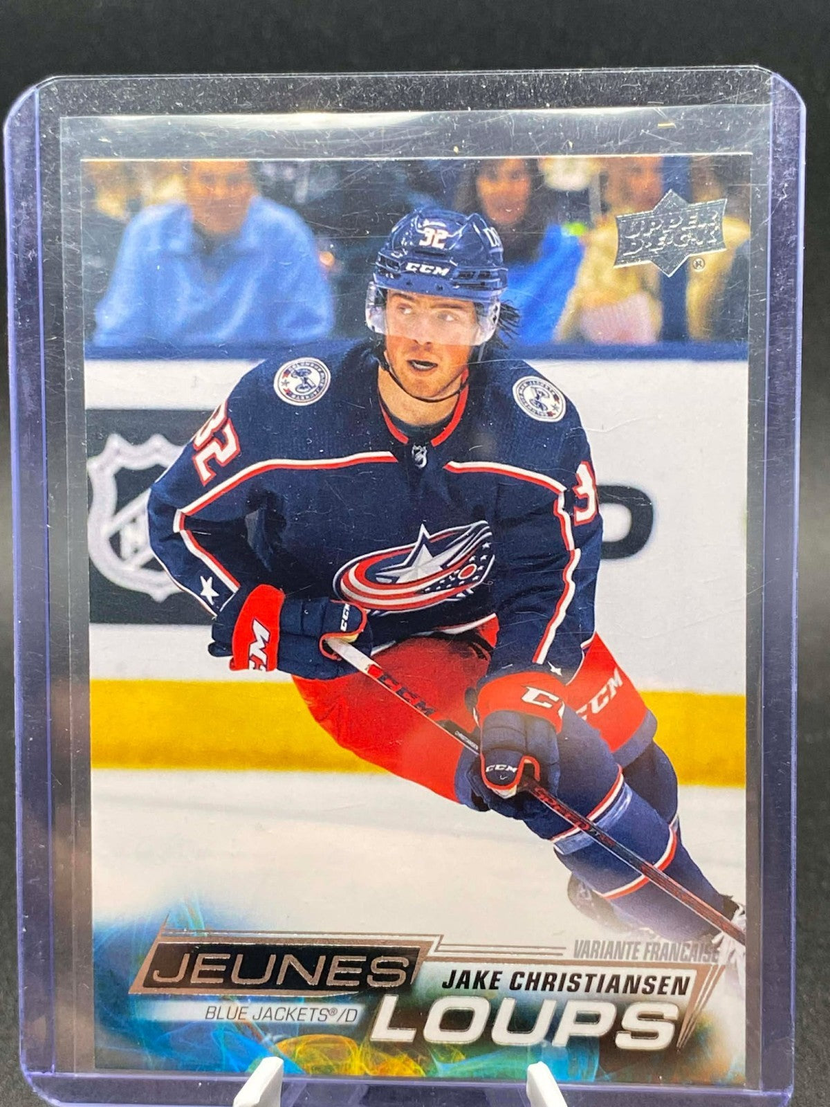 2022-23 Upper Deck Jeunes Loups #221 Jake Christiansen Columbus Blue Jackets RC