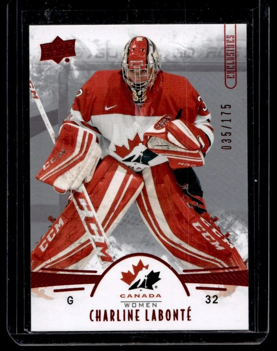 2016-17 UD Team Canada Women Exclusives Charline Labonte /175 #13 Canada