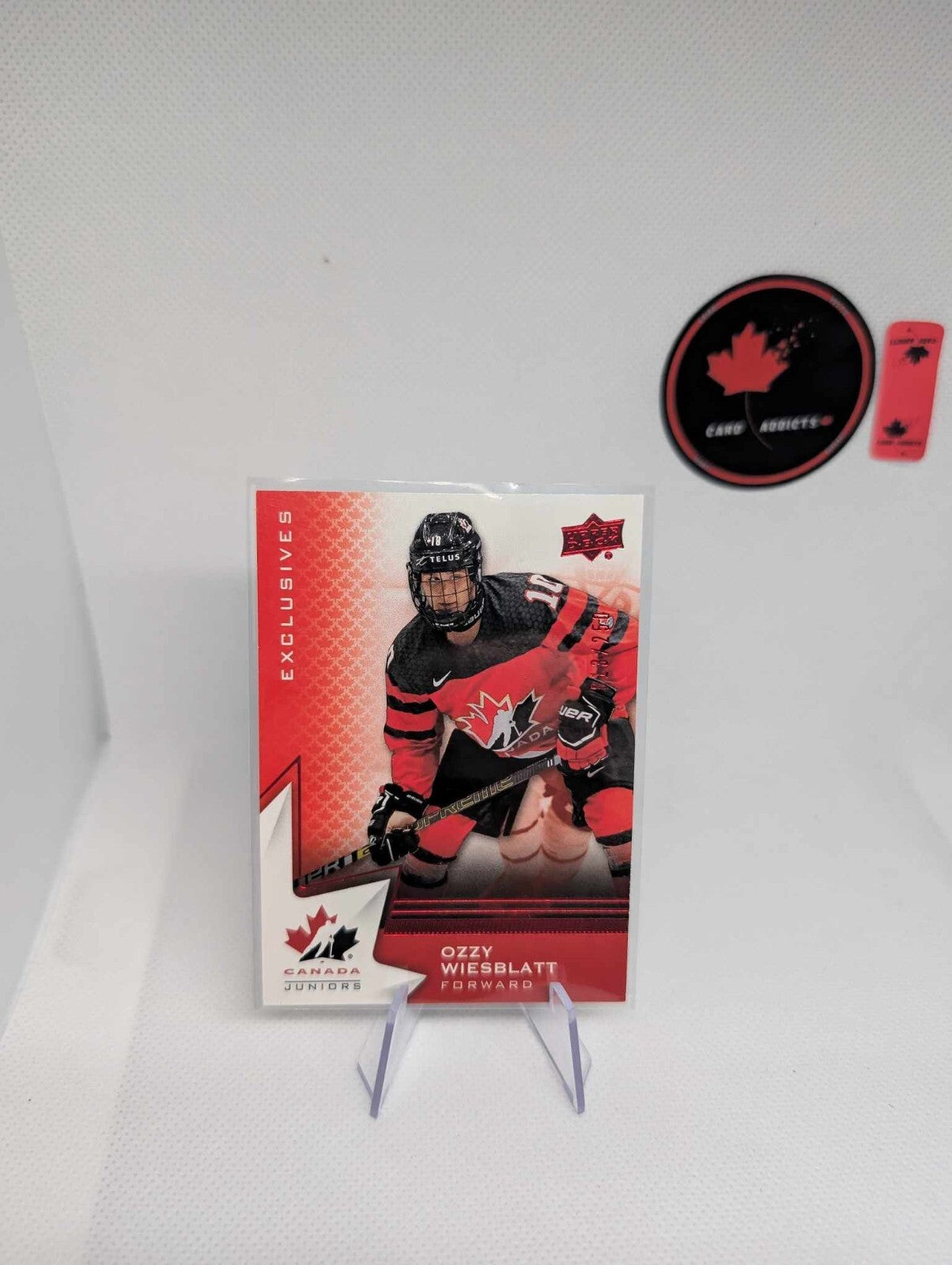 2020-21 Upper Deck Team Canada Juniors OZZY WIESBLATT #3 Exclusives /250