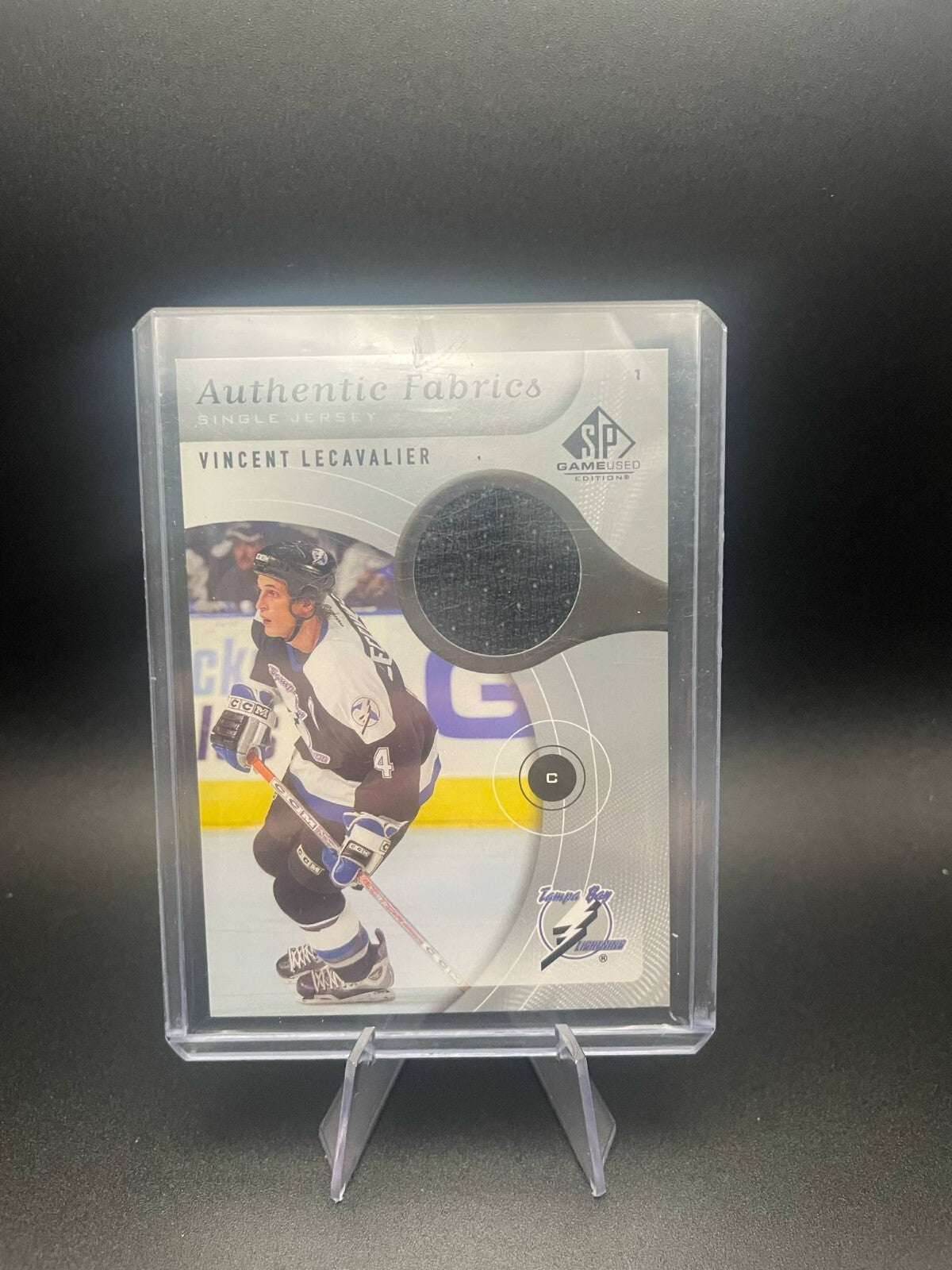 2005-06 SP Game Used Authentic Fabrics Vincent Lecavalier Tampa Bay Lightning