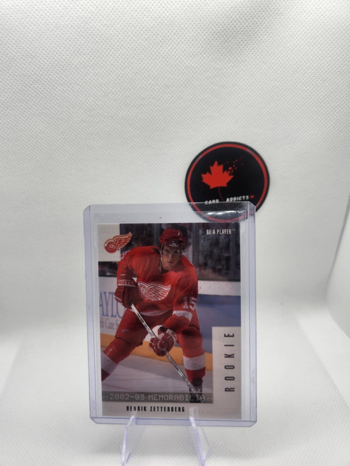 Henrik Zetterberg 2002-03 In the Game Be A Player Rookie