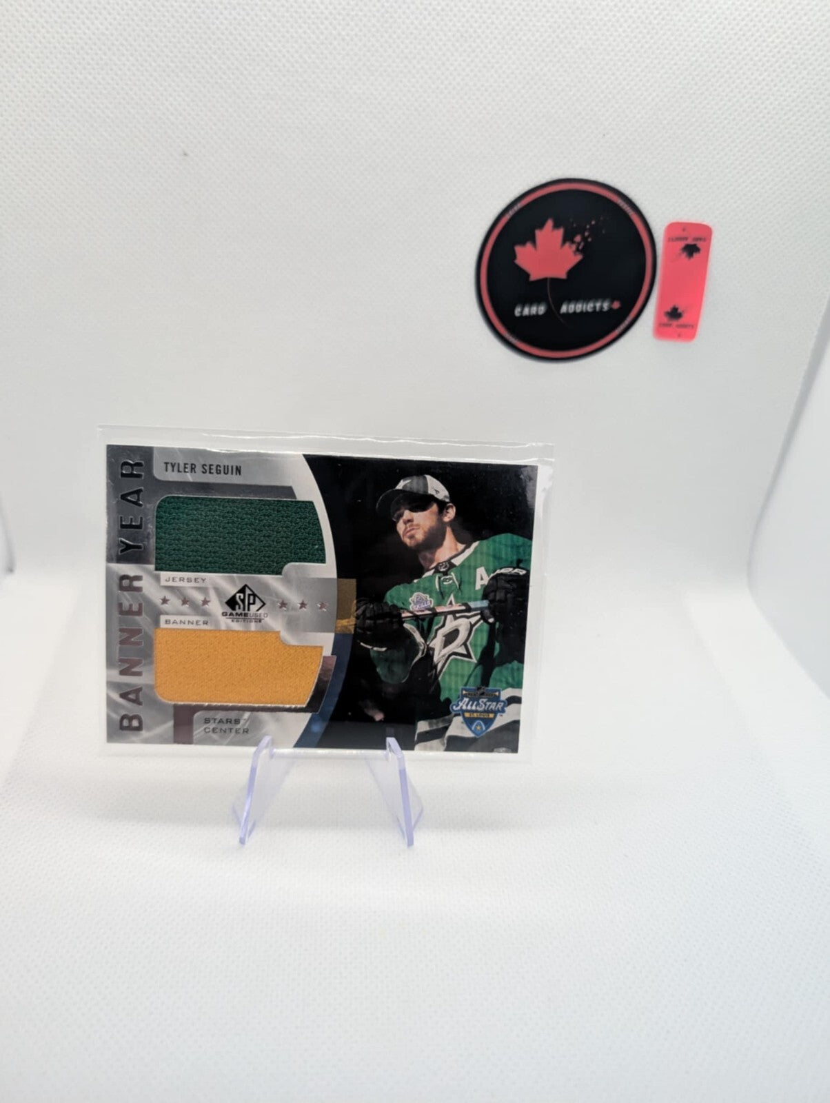 Tyler Seguin 2020-21 Upper Deck SP Game Used Banner Year NHL All-Star Relic