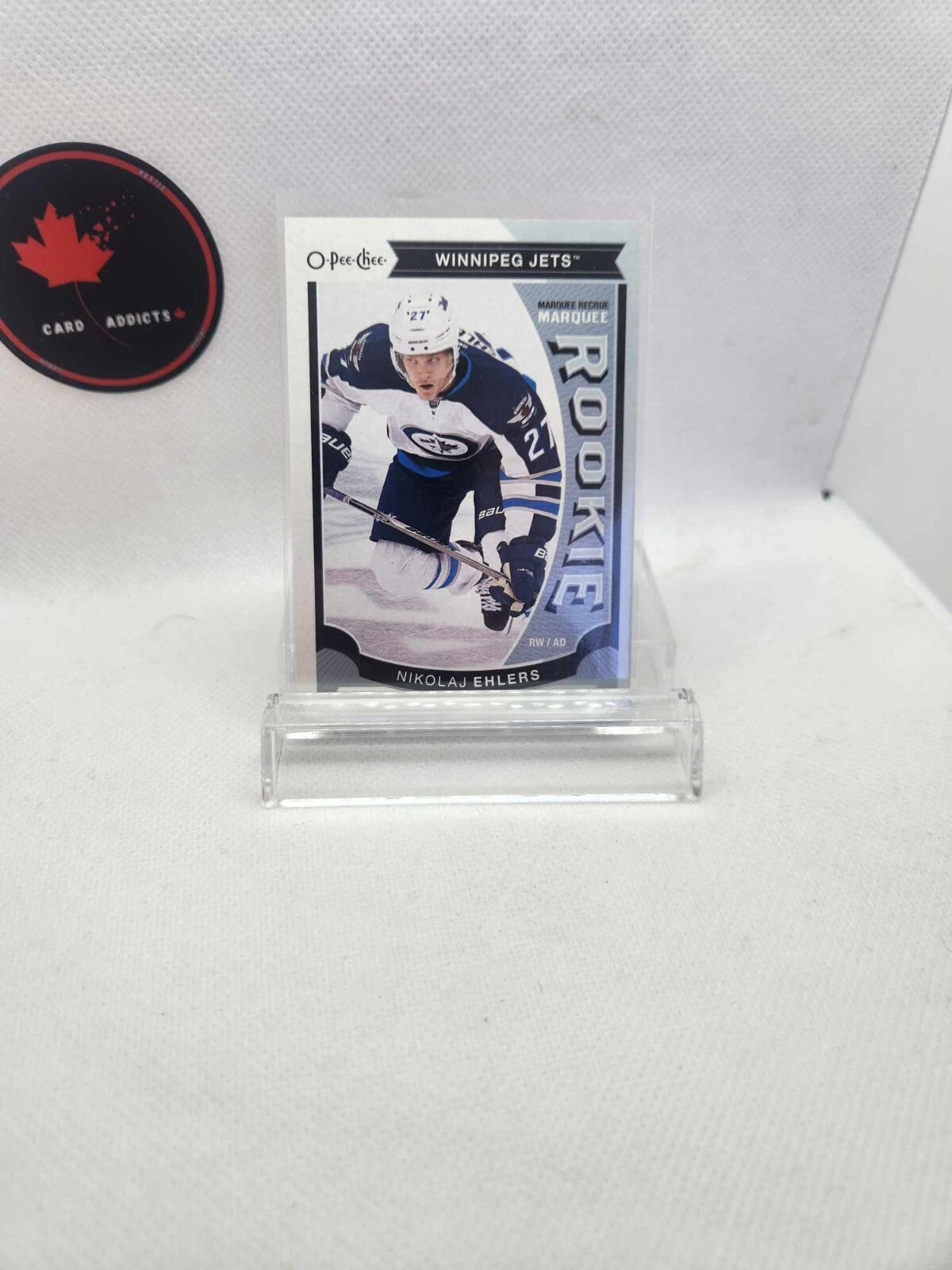 2015/16 O-PEE-CHEE UPDATE NIKOLAJ EHLERS MARQUEE ROOKIE RC #U12 WPG