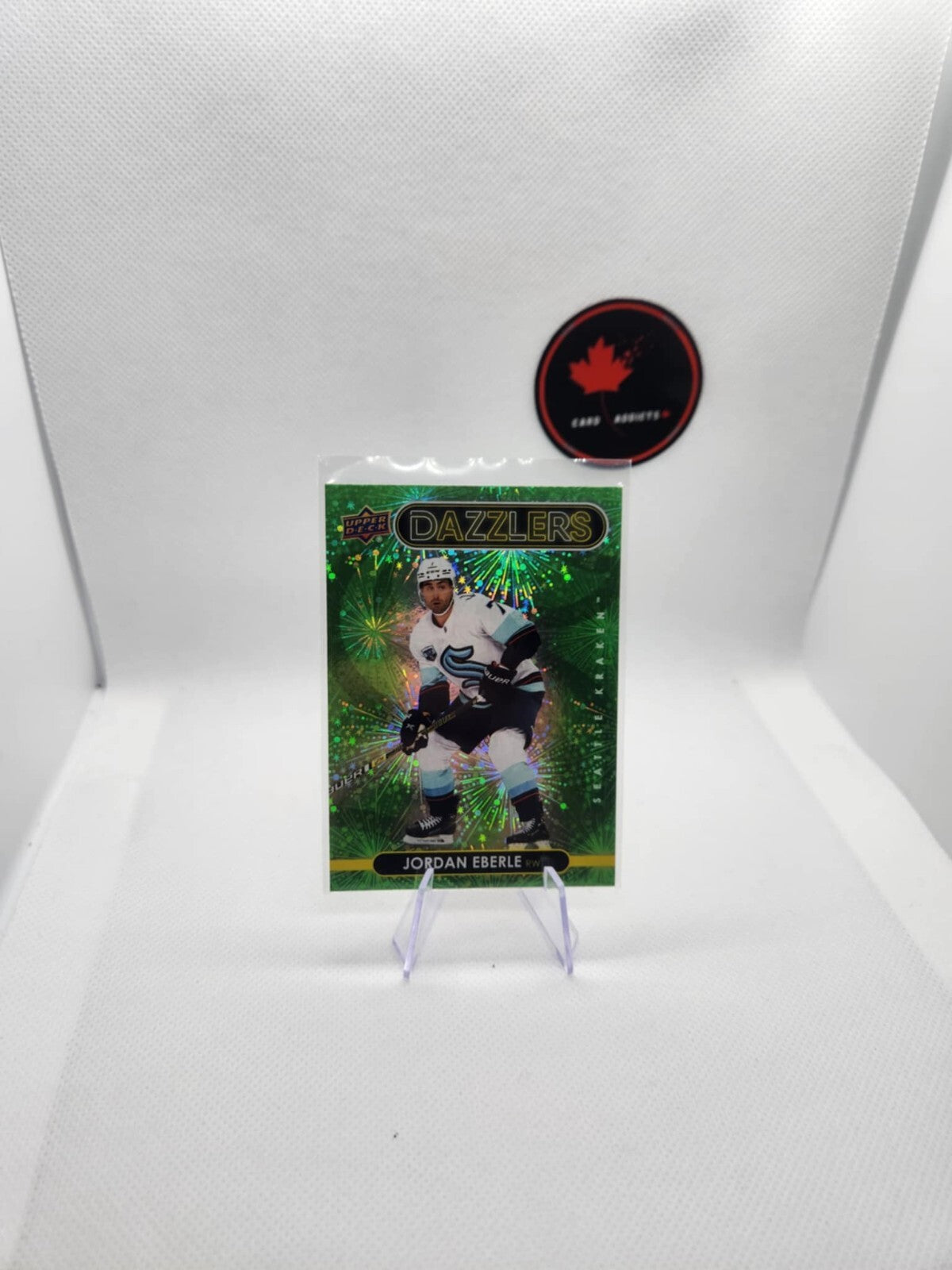 2021-22 Upper Deck Series 2 Jordan Eberle Green Dazzlers #DZ-89