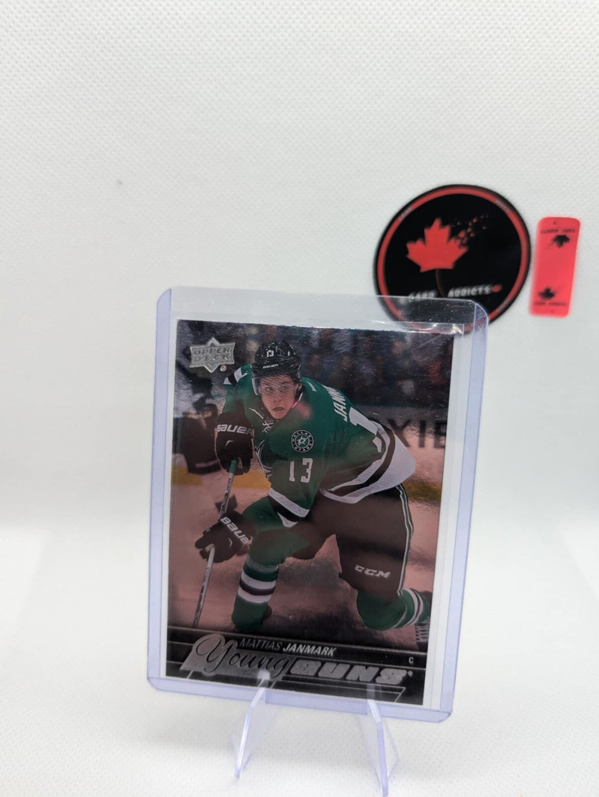D62173 2015-16 Upper Deck Silver Foil #244 Mattias Janmark YOUNG GUNS ROOKIE