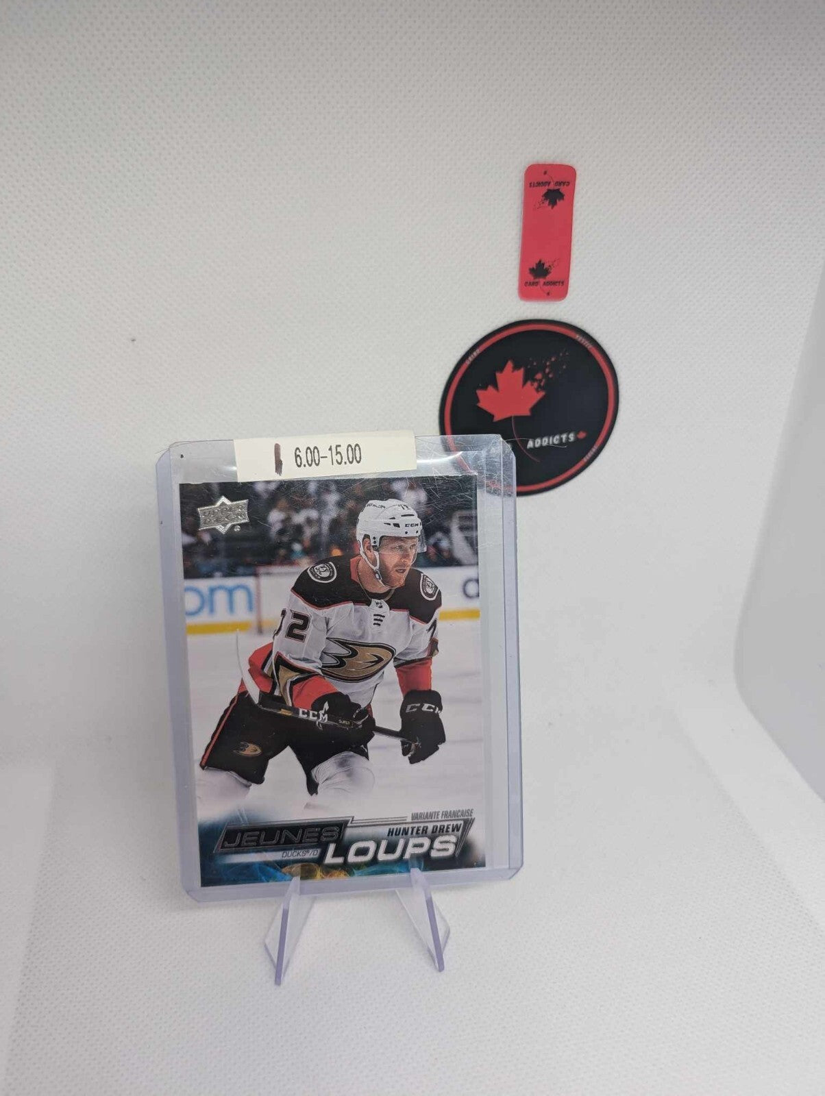 Hunter Drew 2022-23 Upper Deck Series 1 JEUNES LOUPS French Young Guns Ducks