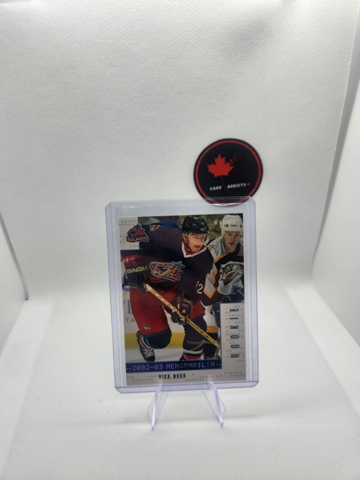 2002-03 Be a Player Memorabilia Rick Nash Rookie Columbus Blue Jackets #272