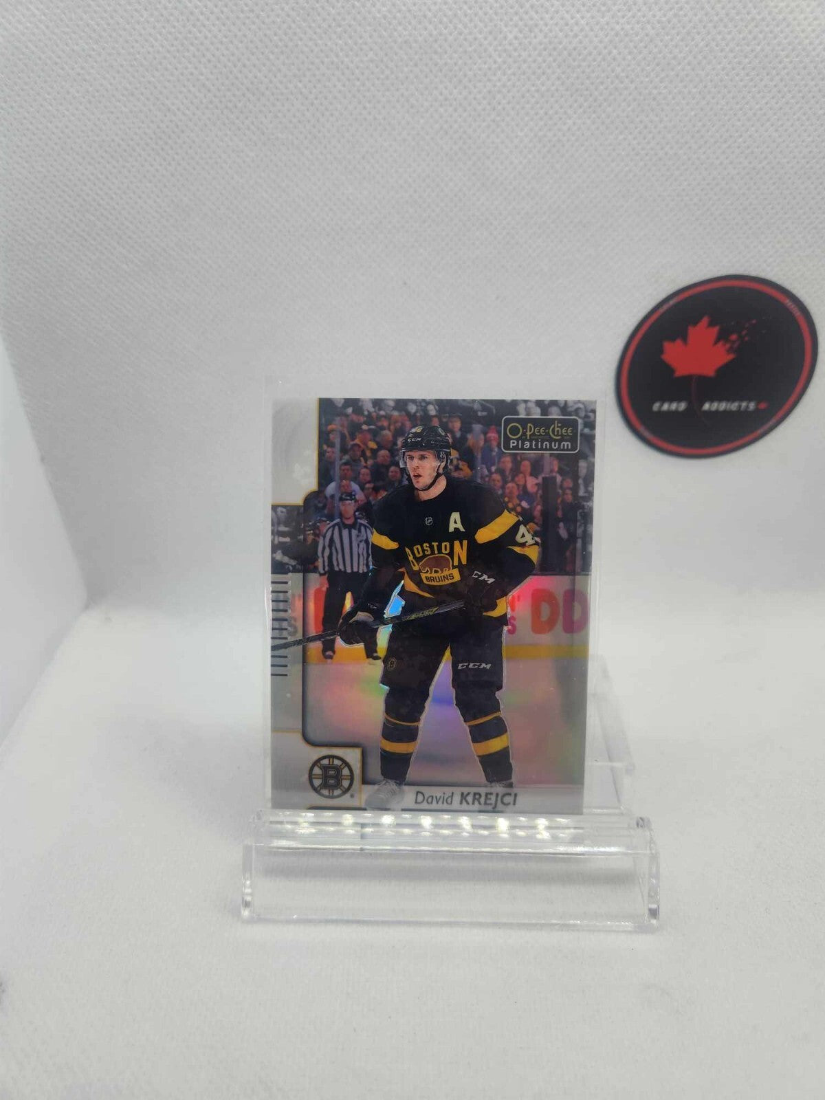 2017-18 O-Pee-Chee Platinum rainbow David Krejci #36