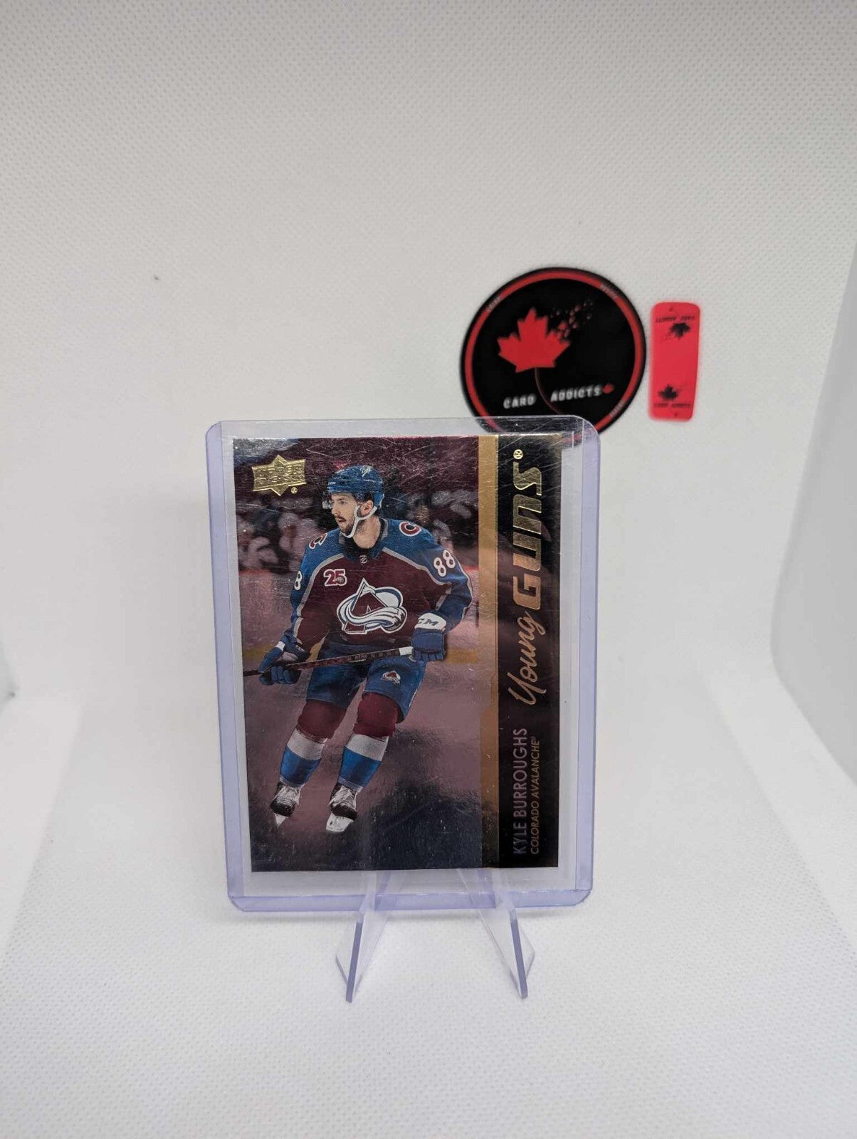 2021-22 Upper Deck Young Guns Silver Foil #206 Kyle Burroughs - Rookie