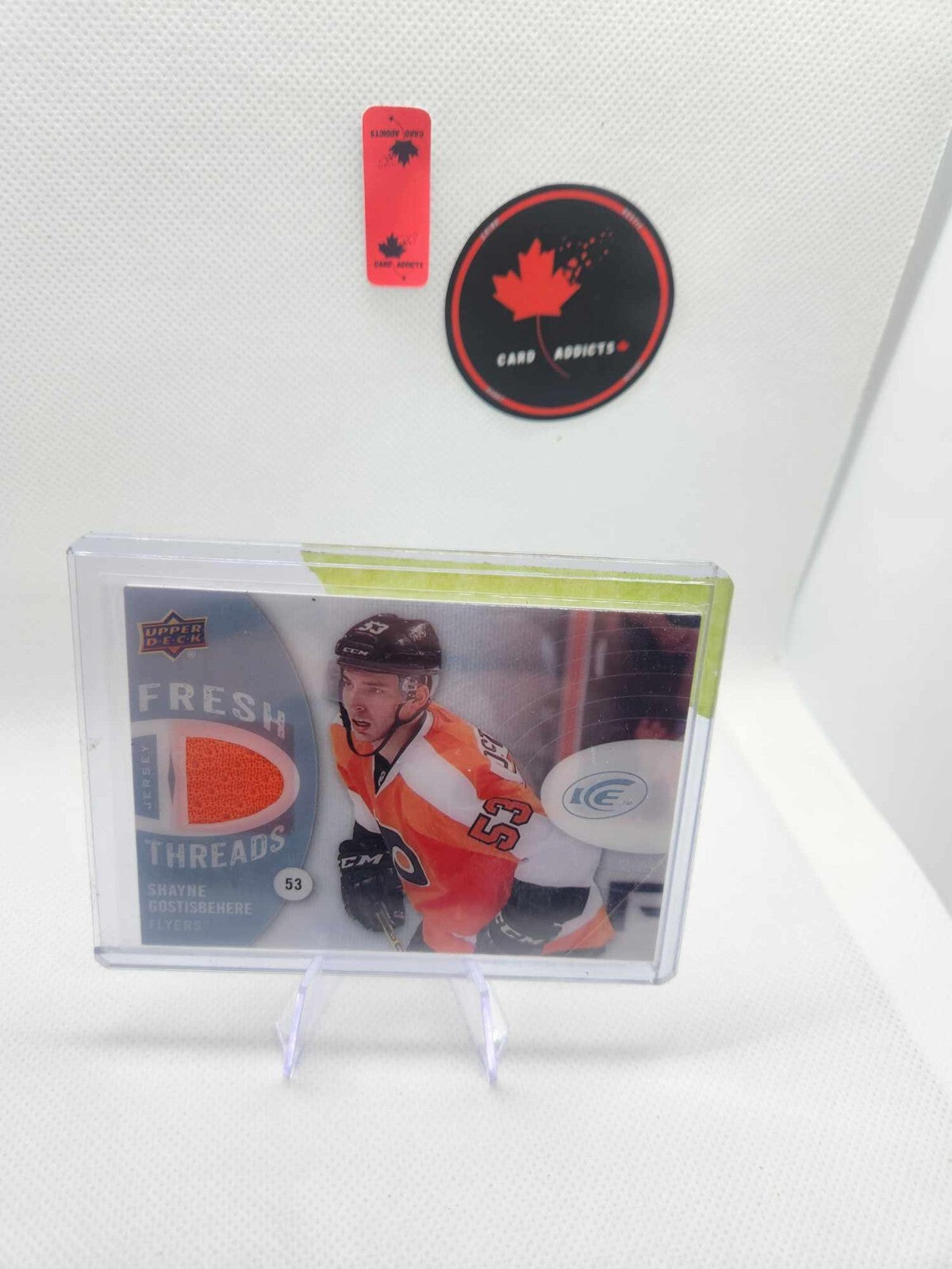 2014-15 Upper Deck Ice Fresh Threads Shayne Gostisbehere #FT-SG Rookie RC