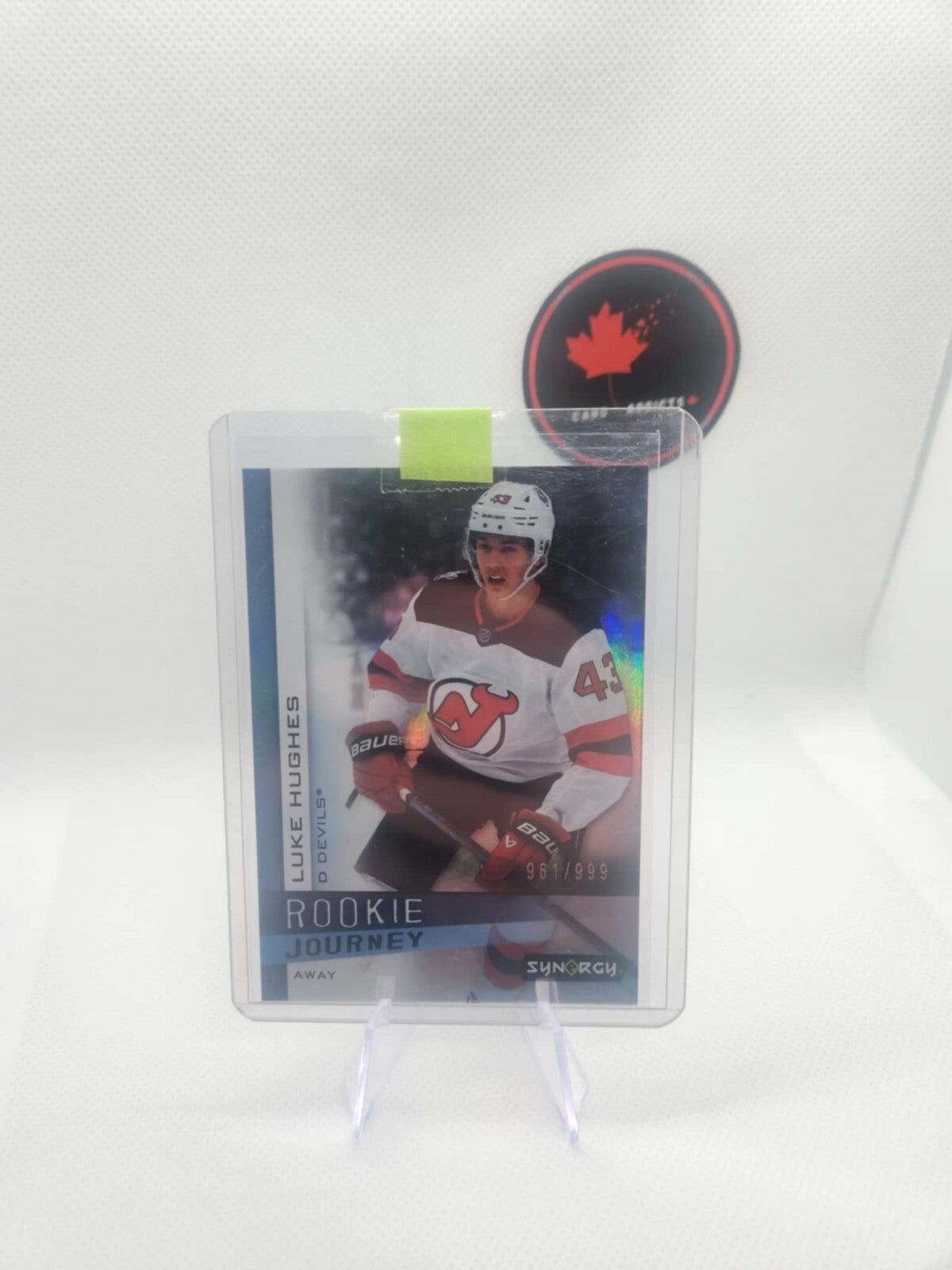 2023-24 UD Sernergy Rookie Journey Away Luke Hughes /999 #RJ-2 New Jersey Devils