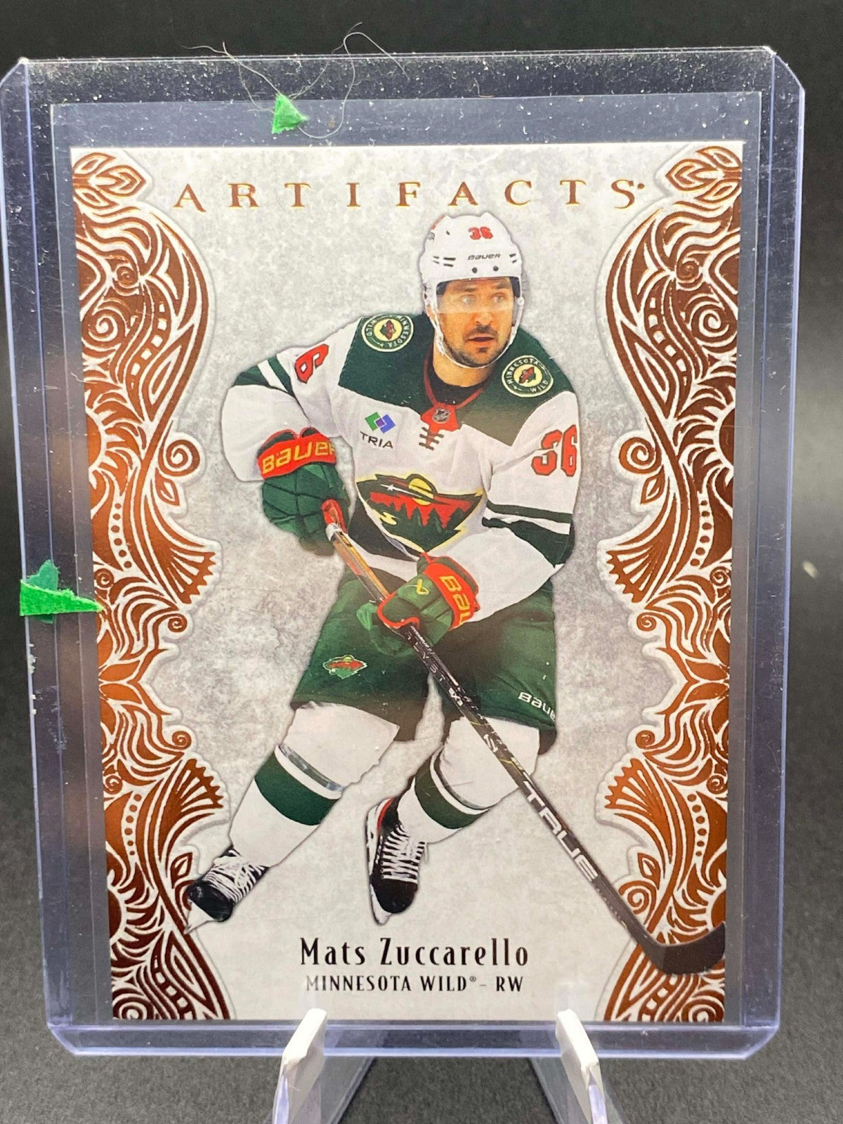Upper Deck Artifacts 2025-26 Mats Zuccarello Copper Limited Print /75