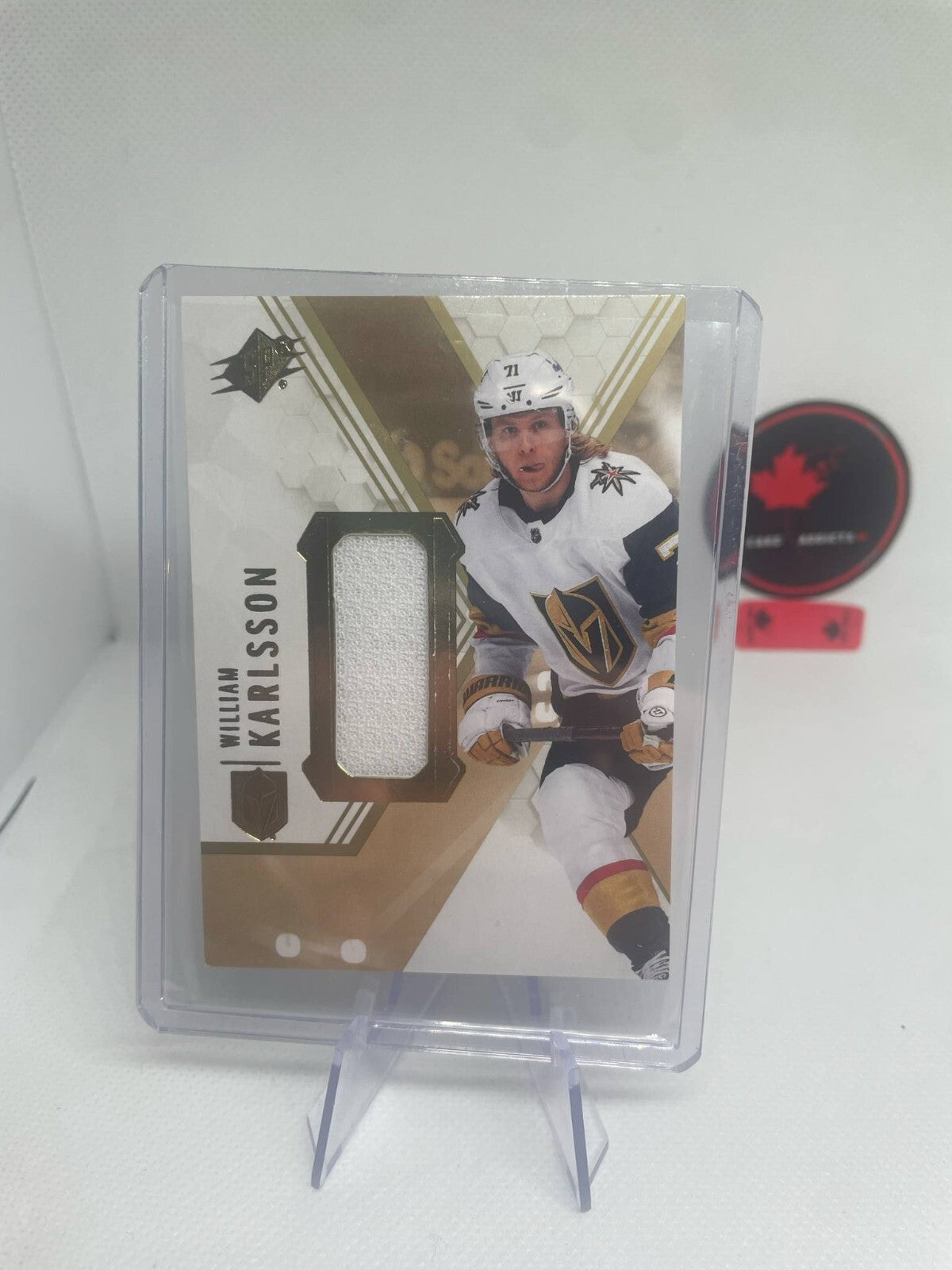 2021-22 SPx Jerseys Gold William Karlsson Vegas Golden Knights #84