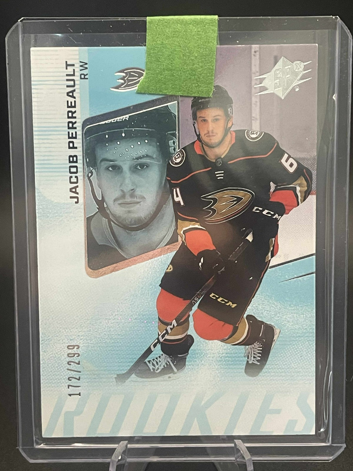 2022-23 SPx Rookies /299 Jacob Perreault #104 Rookie RC