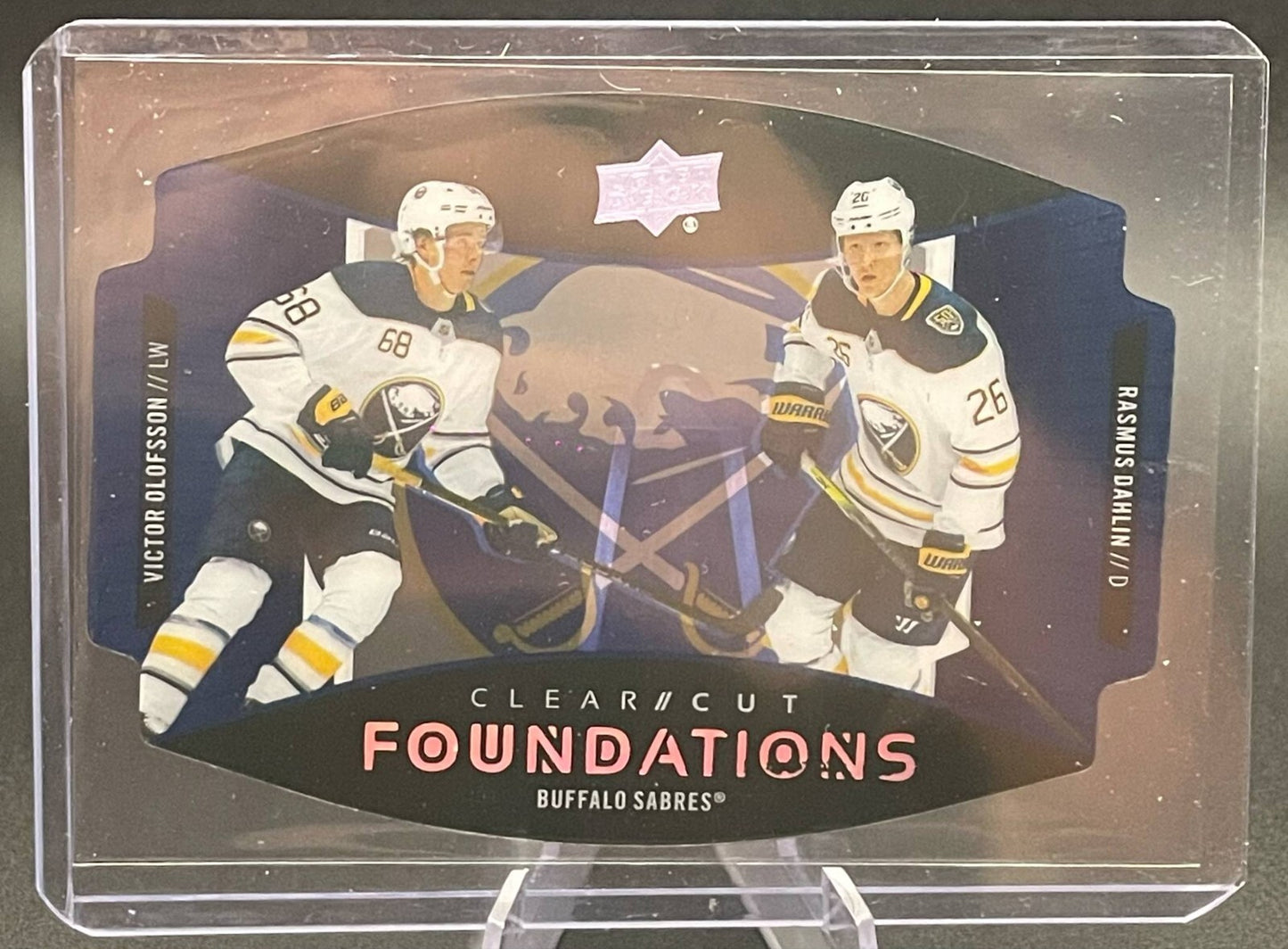 2020-21 UD CLEAR CUT FOUNDATIONS OLOFSSON/DAHLIN BUFFALO SABRES #CCF-DO