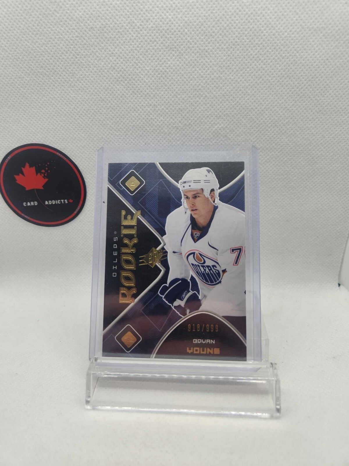 Bryan Young Oilers 2007-08 Upper Deck SPX #162 Rookie /999