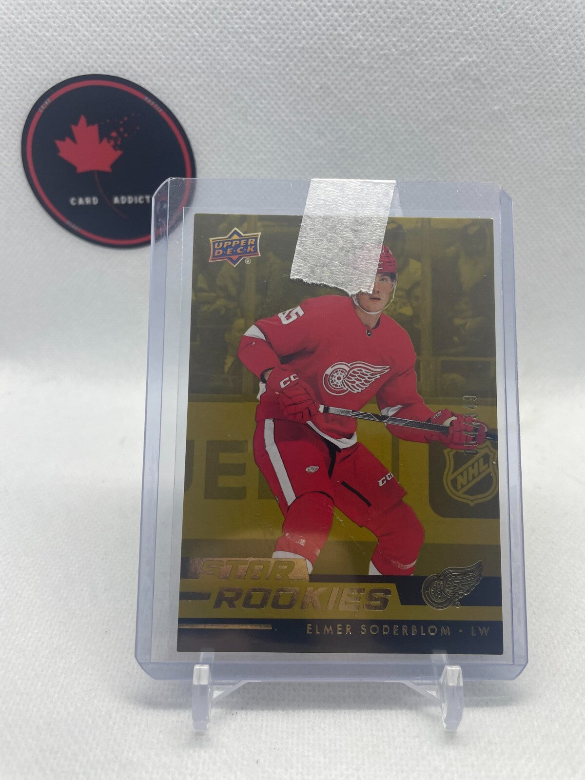 2022-23 Upper Deck Star Rookies #10 Gold /349 Elmer Soderblom RC