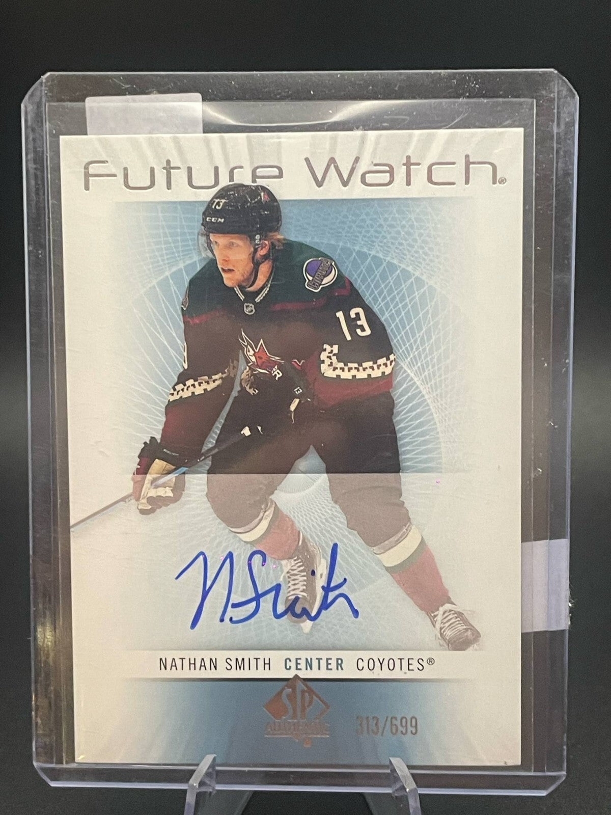 2022-23 SP Authentic Nathan Smith 2012 13 Retro Future Watch Auto RC #/699