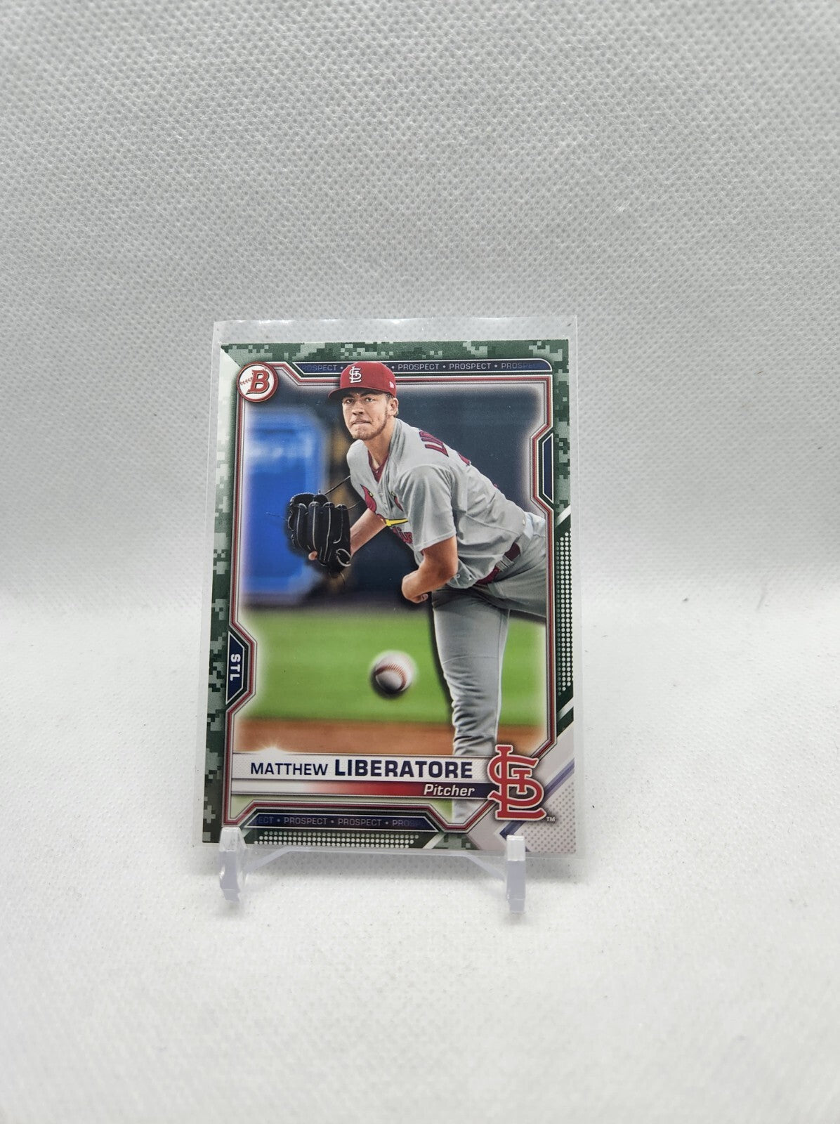 Matthew Liberatore 2021 Bowman Camo Parallel