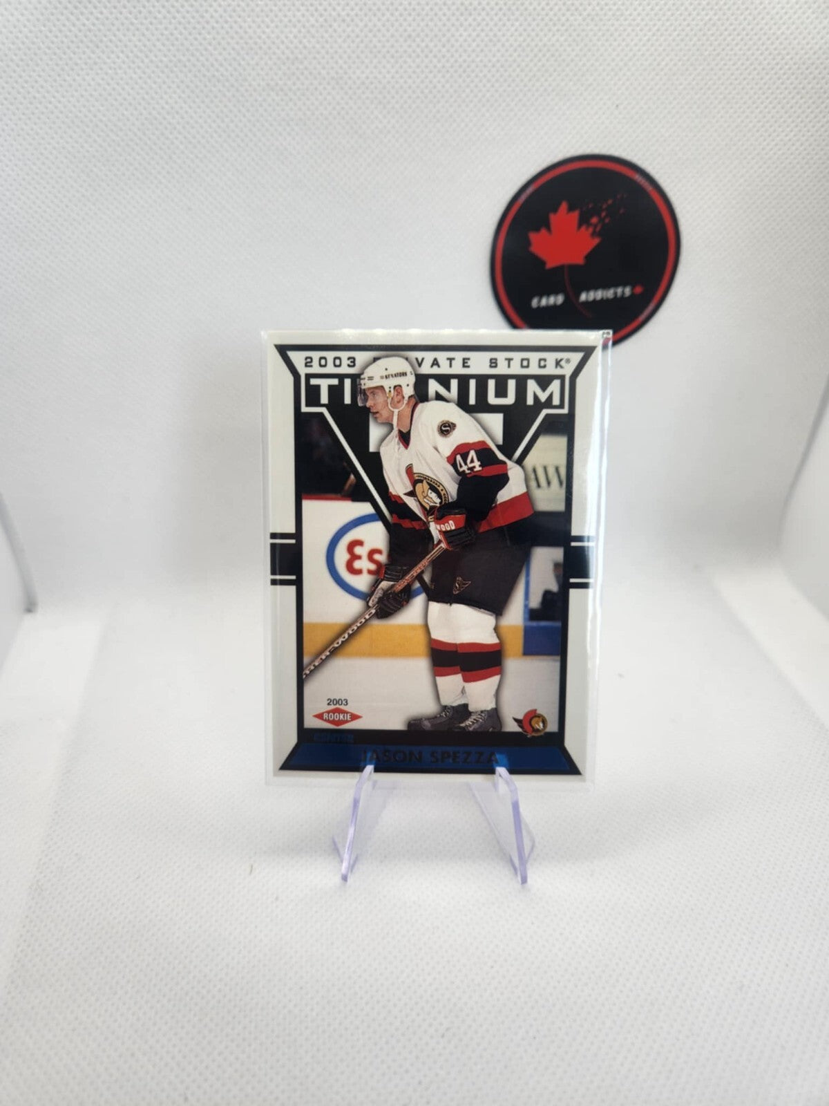 2002-03 JASON SPEZZA PRIVATE STOCK TITANIUM ROOKIE #126 SENATORS /1475