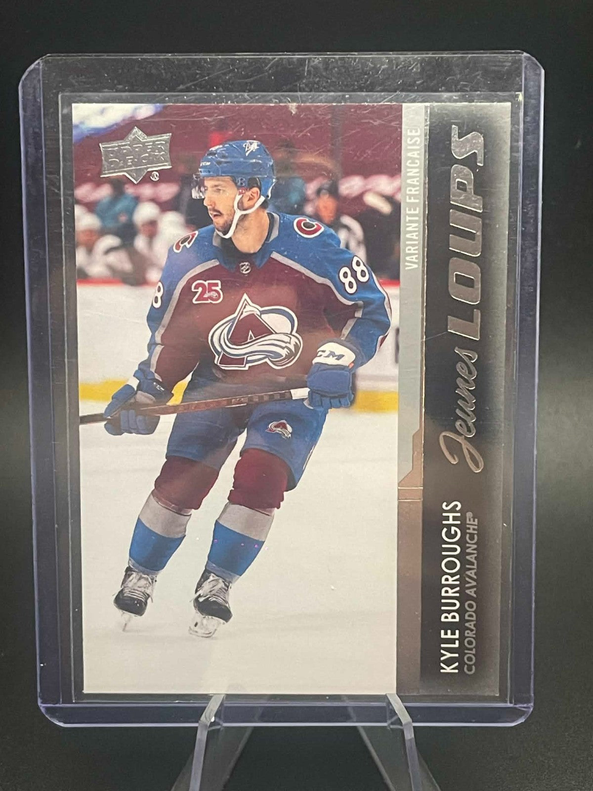 21/22 UD 1 Kyle Burroughs Young Guns Jeunes Loups Rookie Rc